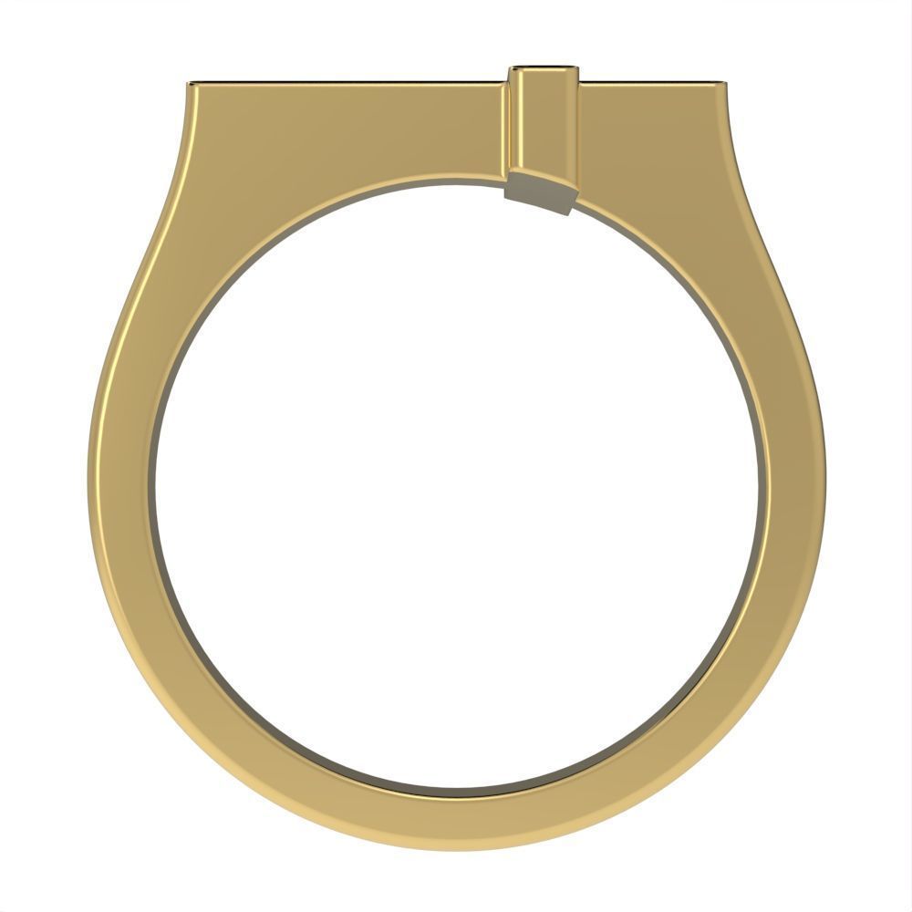 Classic cross ring 3D print model_22