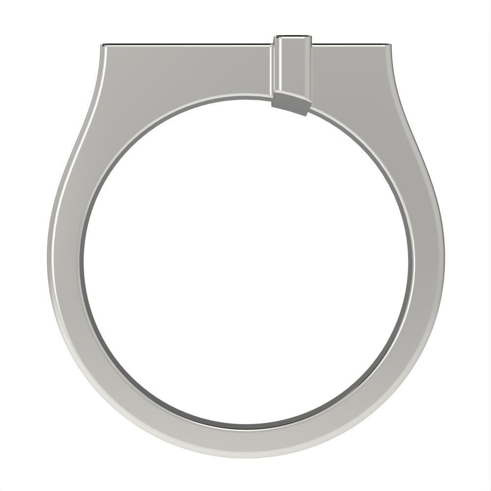 Classic cross ring 3D print model_2