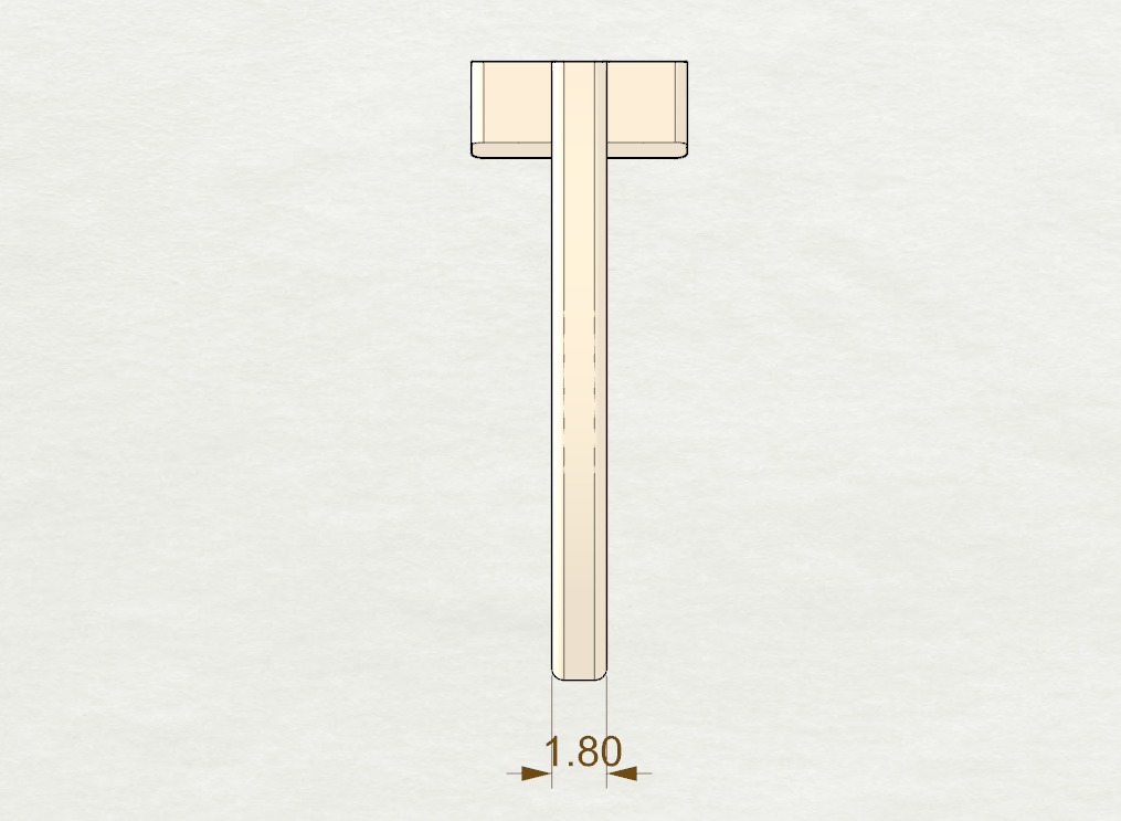 Classic cross ring 3D print model_9