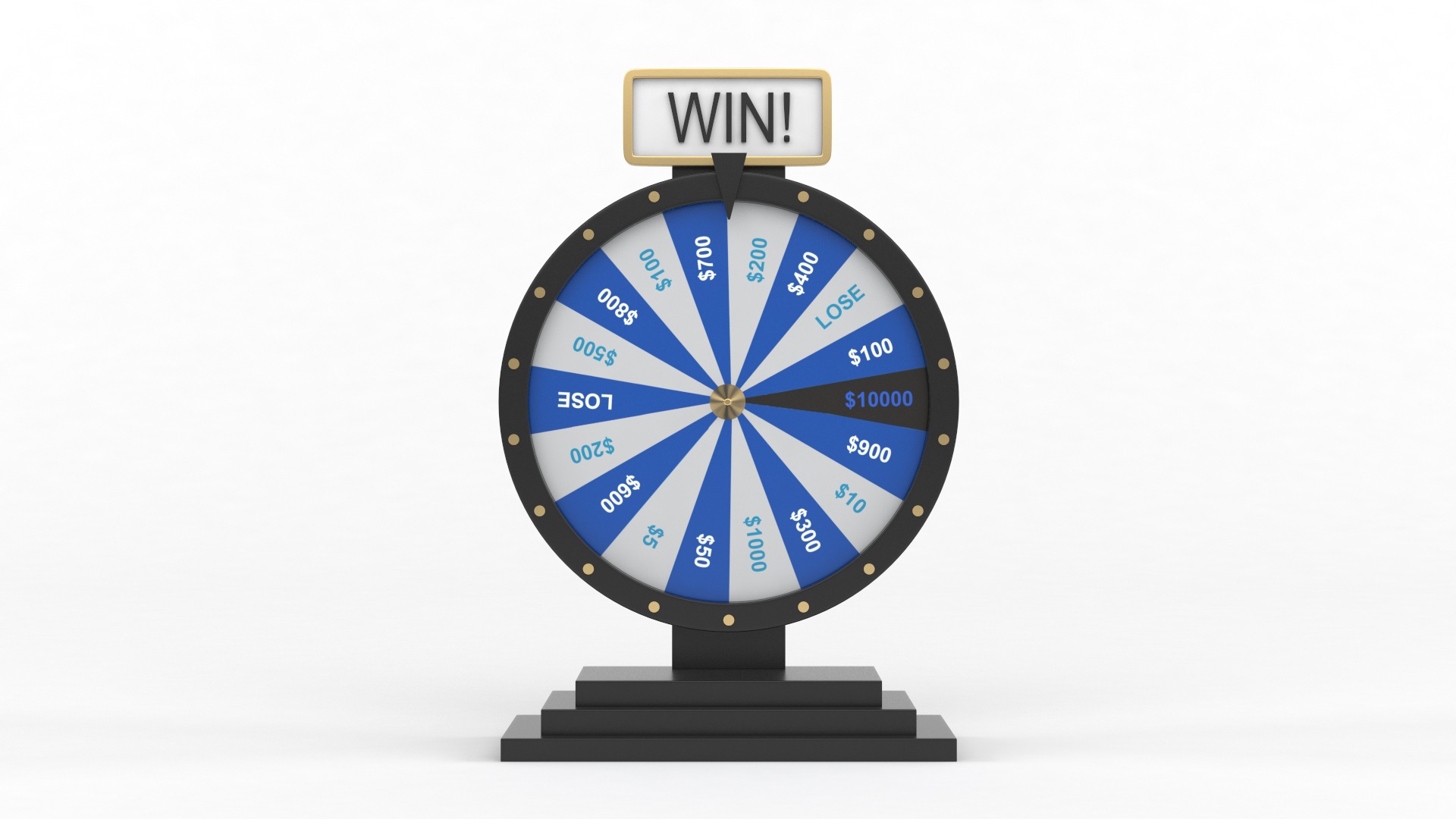 Wheel of Fortune 3D model_1