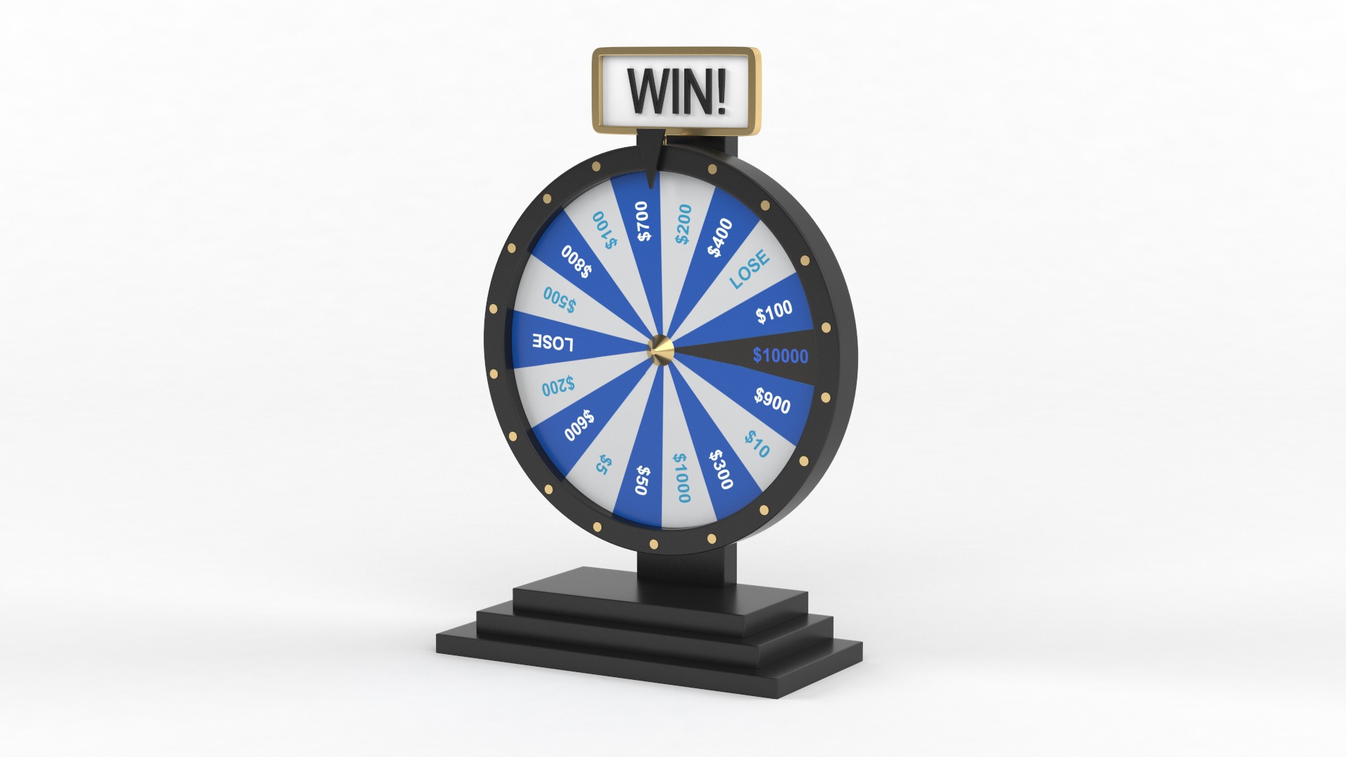 Wheel of Fortune 3D model_3