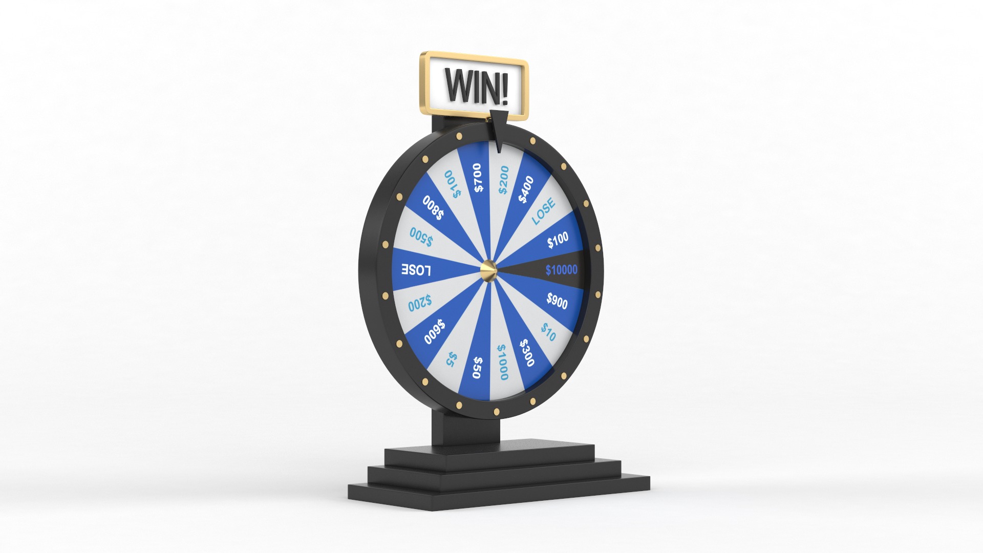 Wheel of Fortune 3D model_4