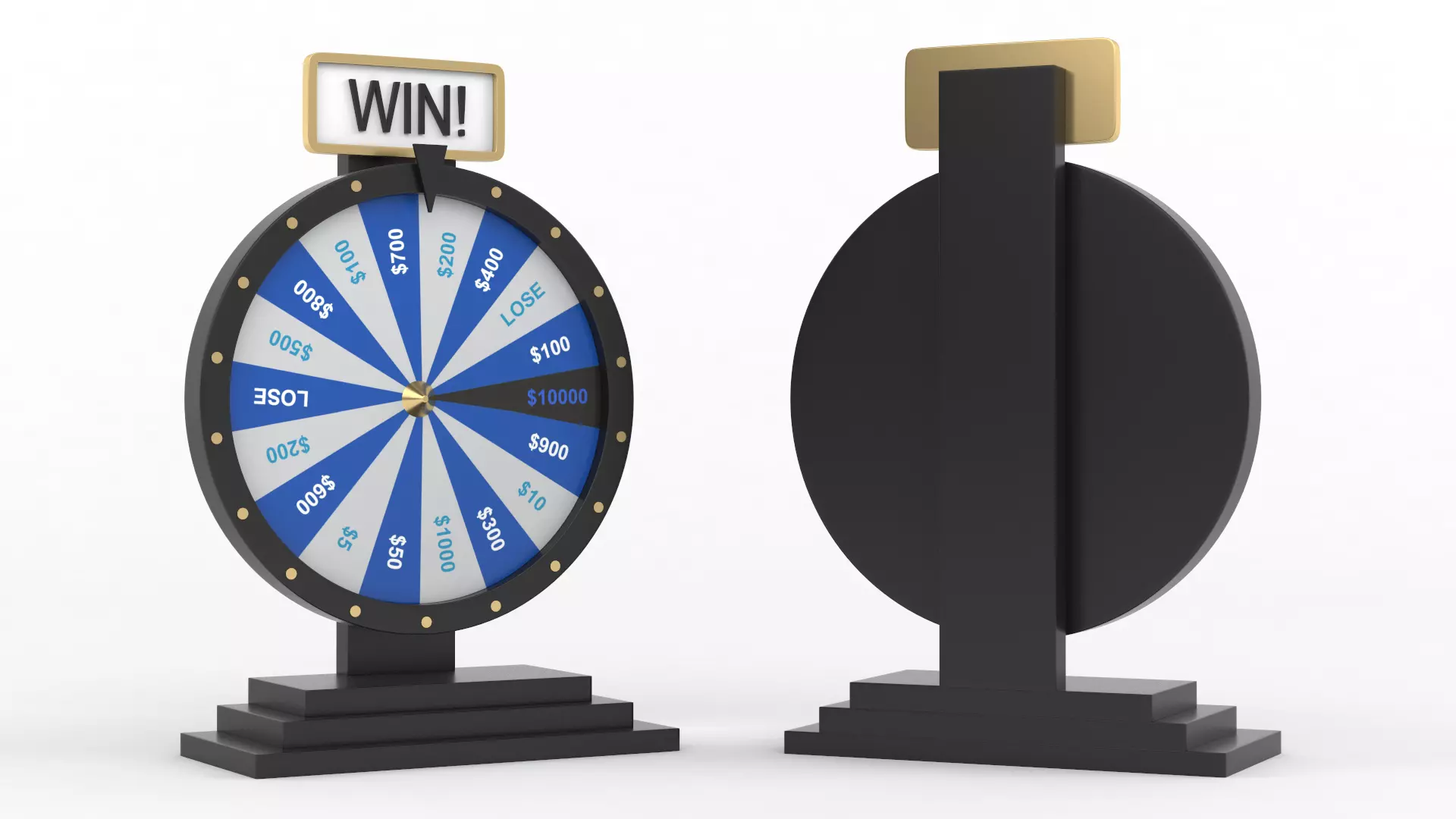Wheel of Fortune 3D model_0