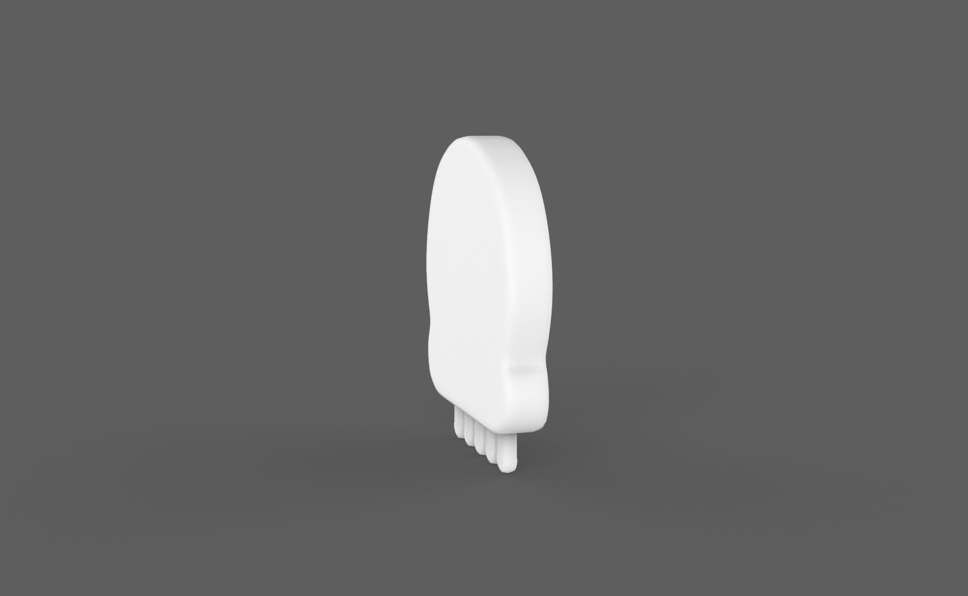 Prop115 Skull Emoji  Low-poly 3D model_13