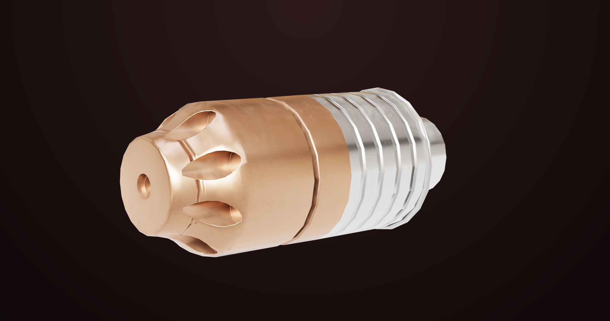 AKMS Light Machine Gun 10 Metal All PBR Unity Low-poly 3D model_51