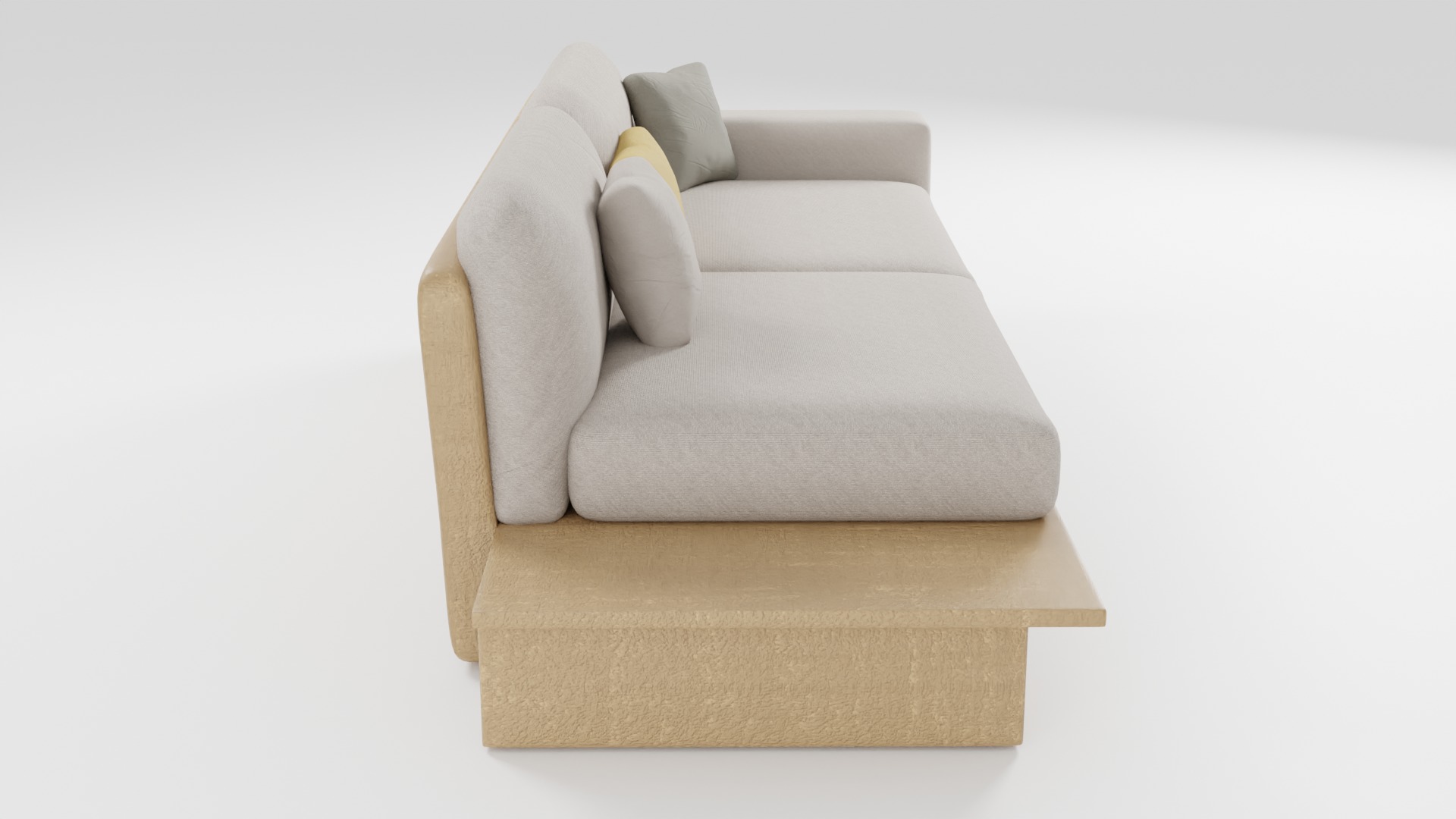 Small sofa in modern style 3D model_1