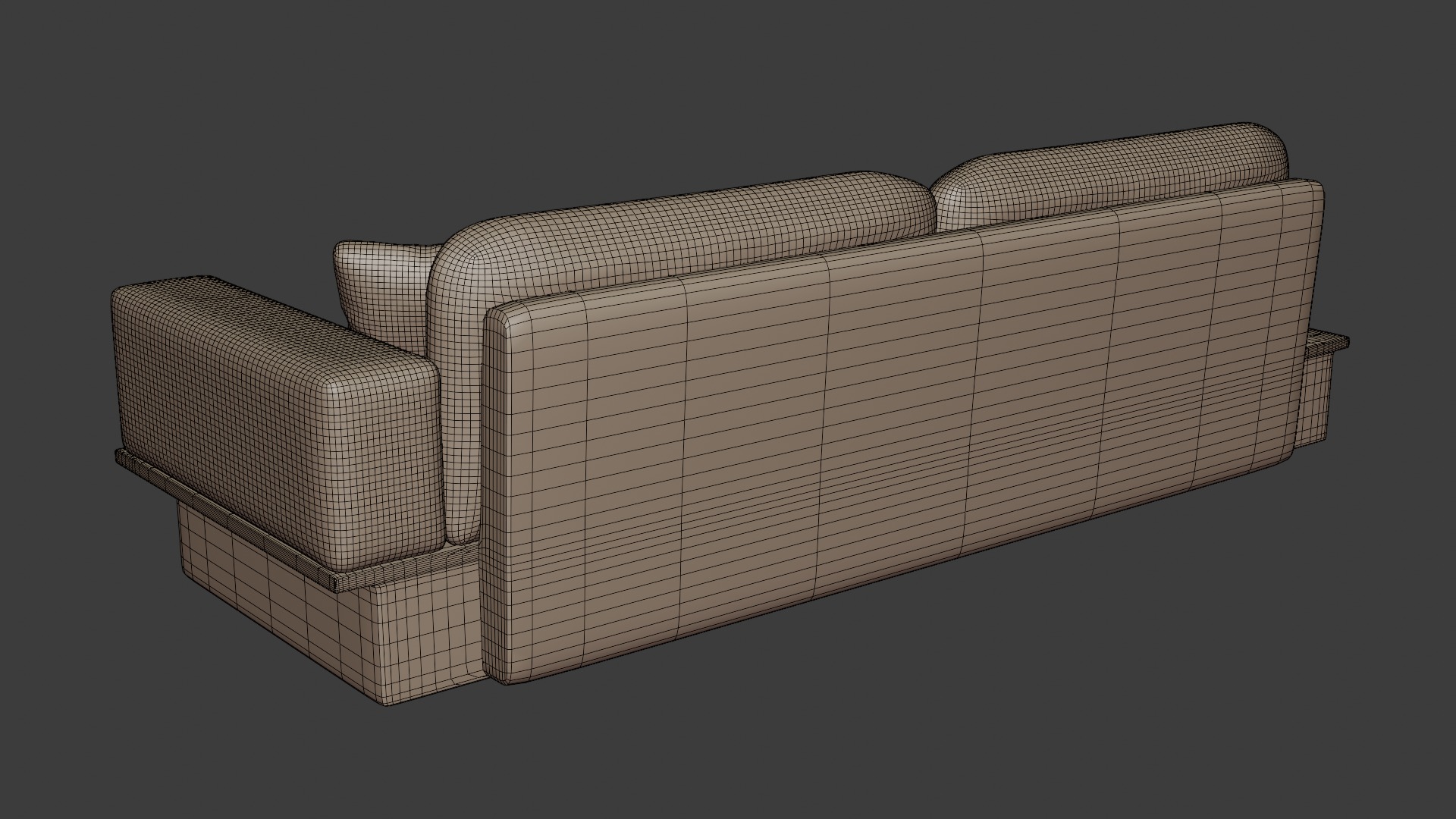 Small sofa in modern style 3D model_7