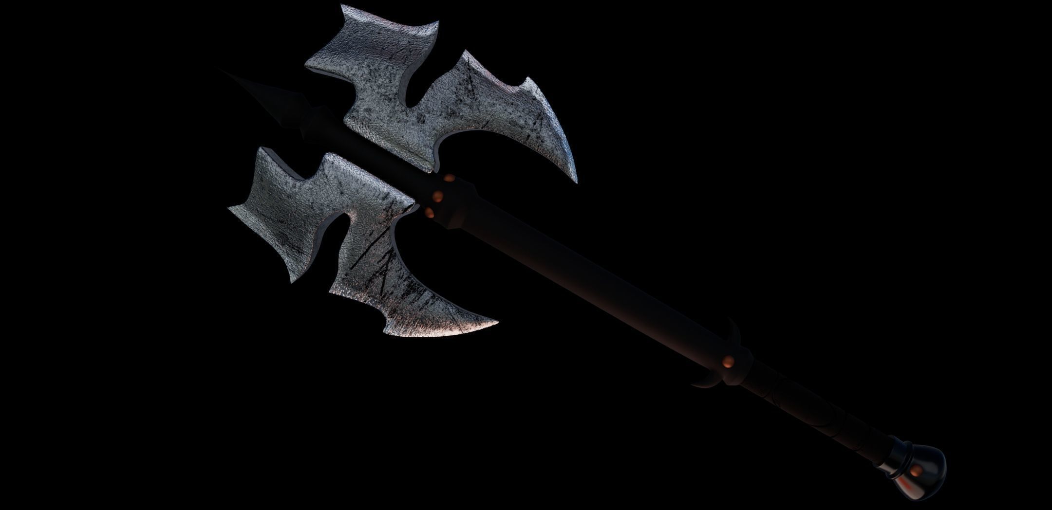Mythological Axe Free 3D model_2