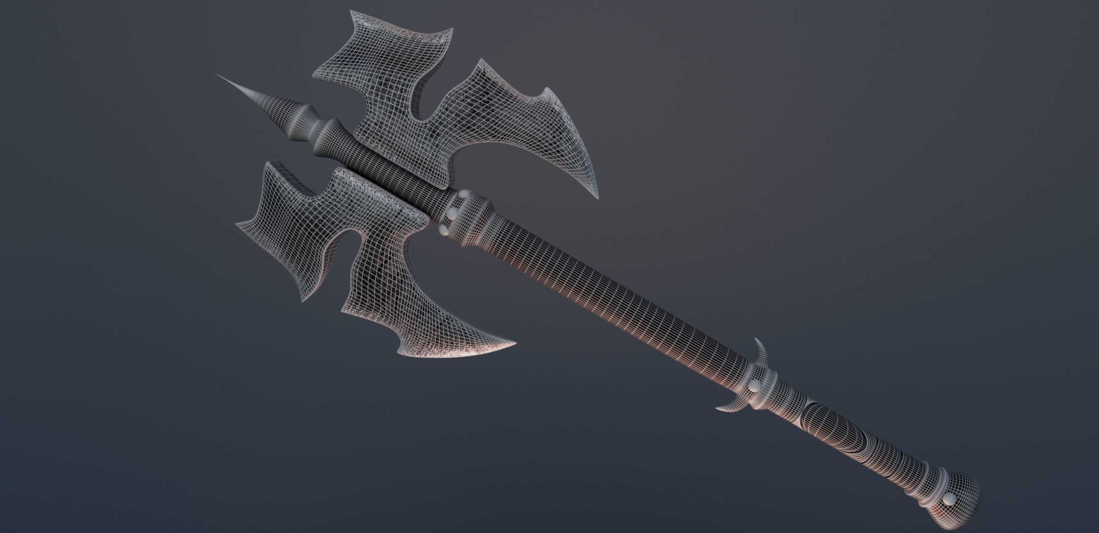Mythological Axe Free 3D model_3