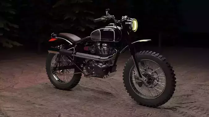 Custom Royal Enfield Scrambler