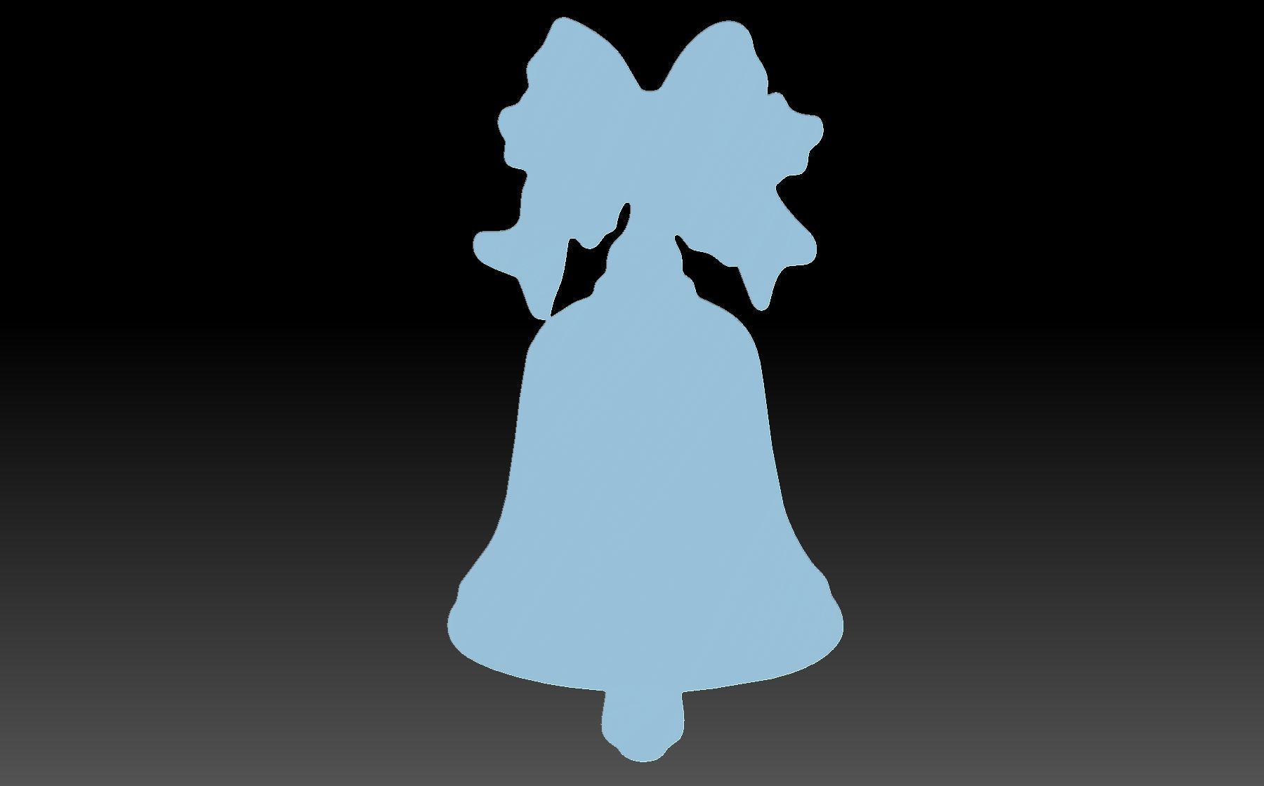 New Year Bell 3D print model_2