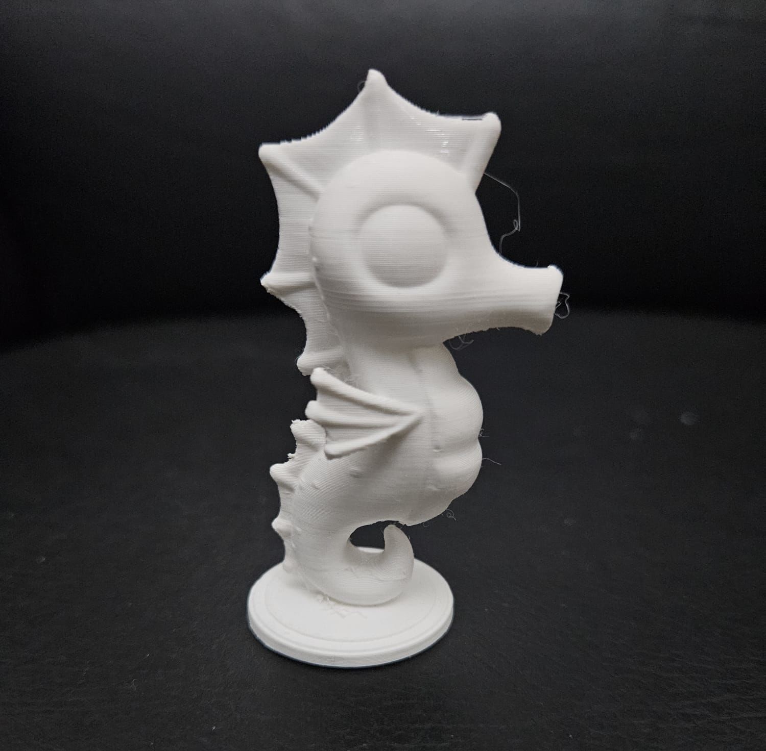 Seahorse Cartoon 3D print model_11