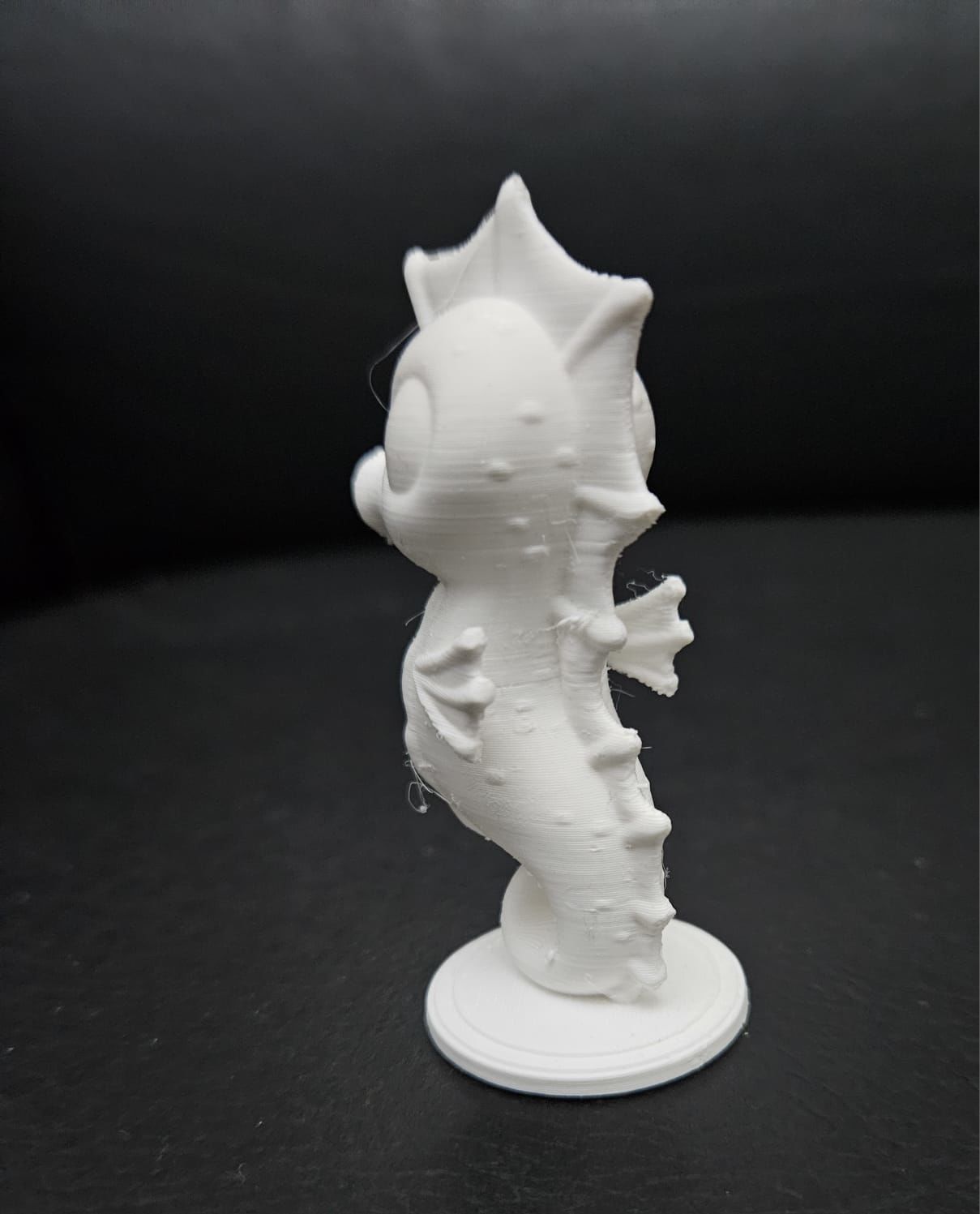Seahorse Cartoon 3D print model_8