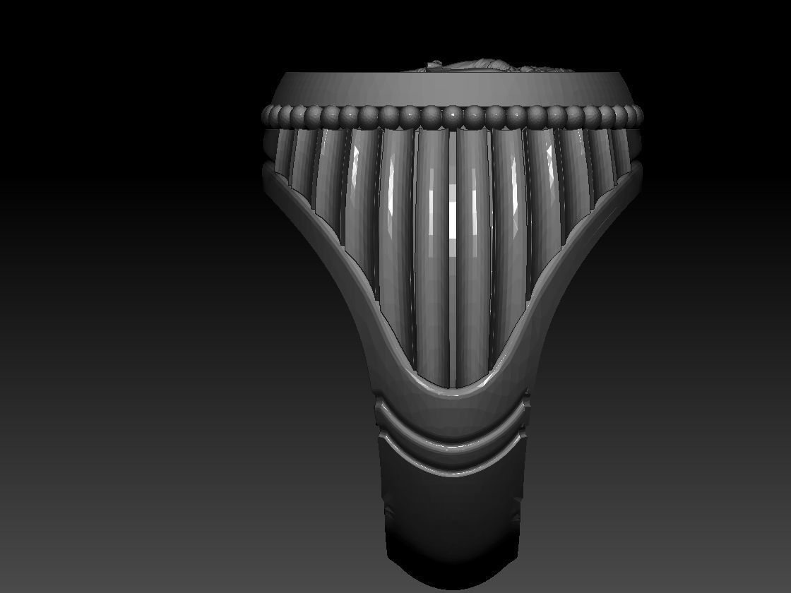 Saint George Ring 3D print model 3D print model_7