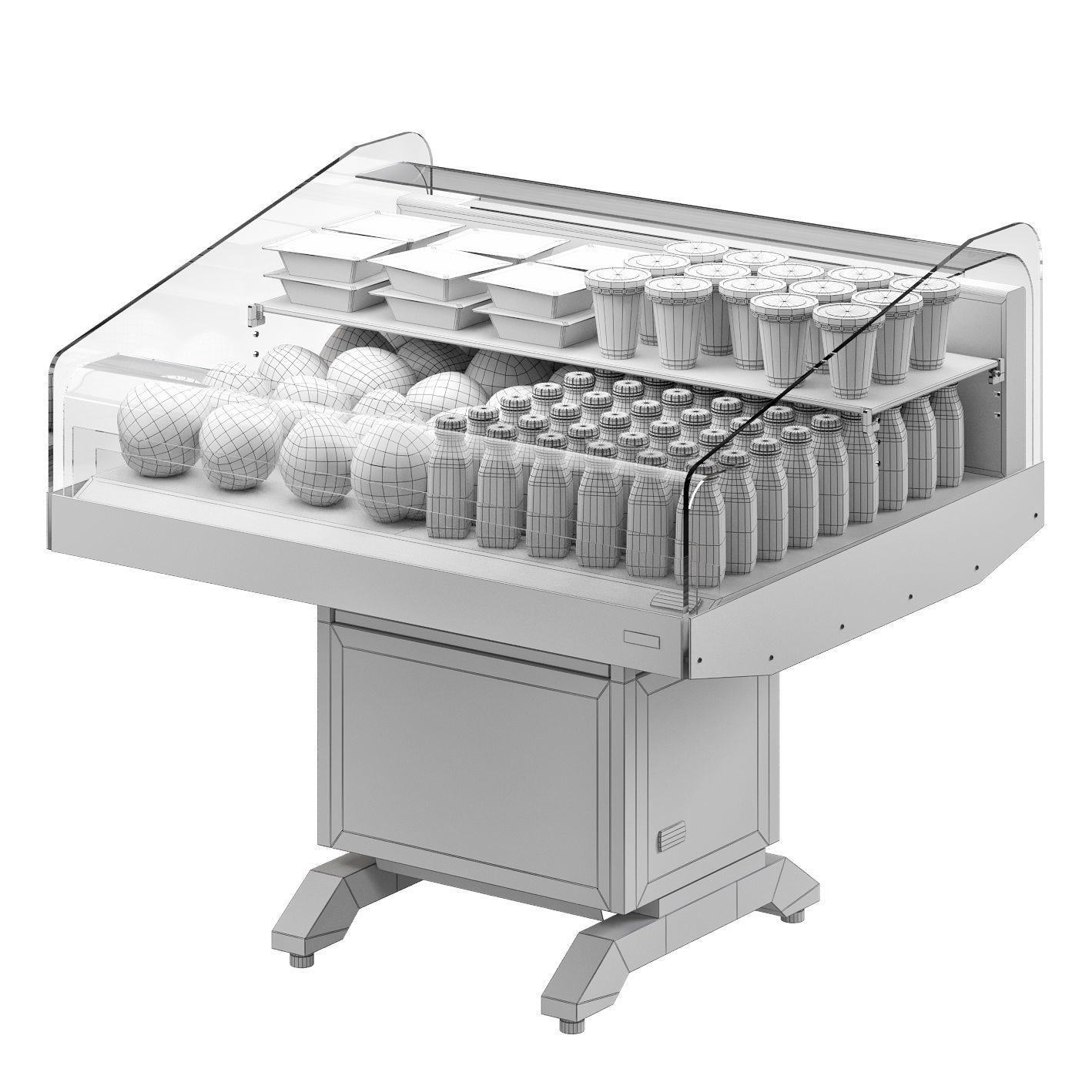 Vega fridge 4 3D model_2