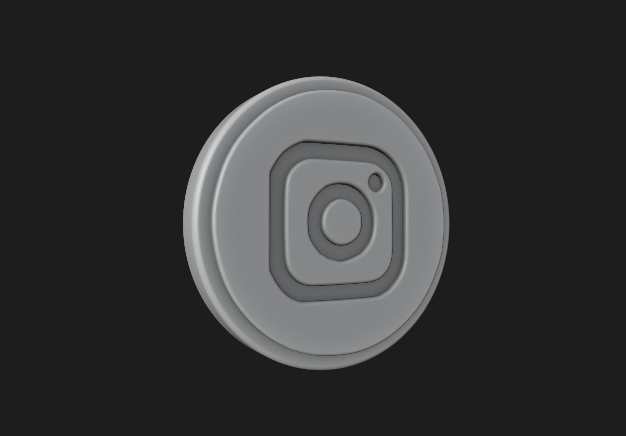 Social Media Logos Pack 3D print model_2