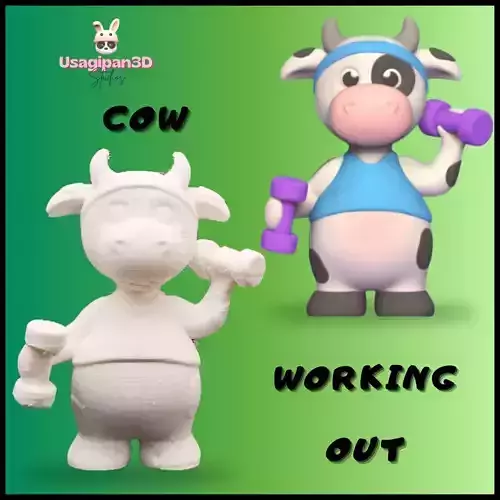Cow Working Out