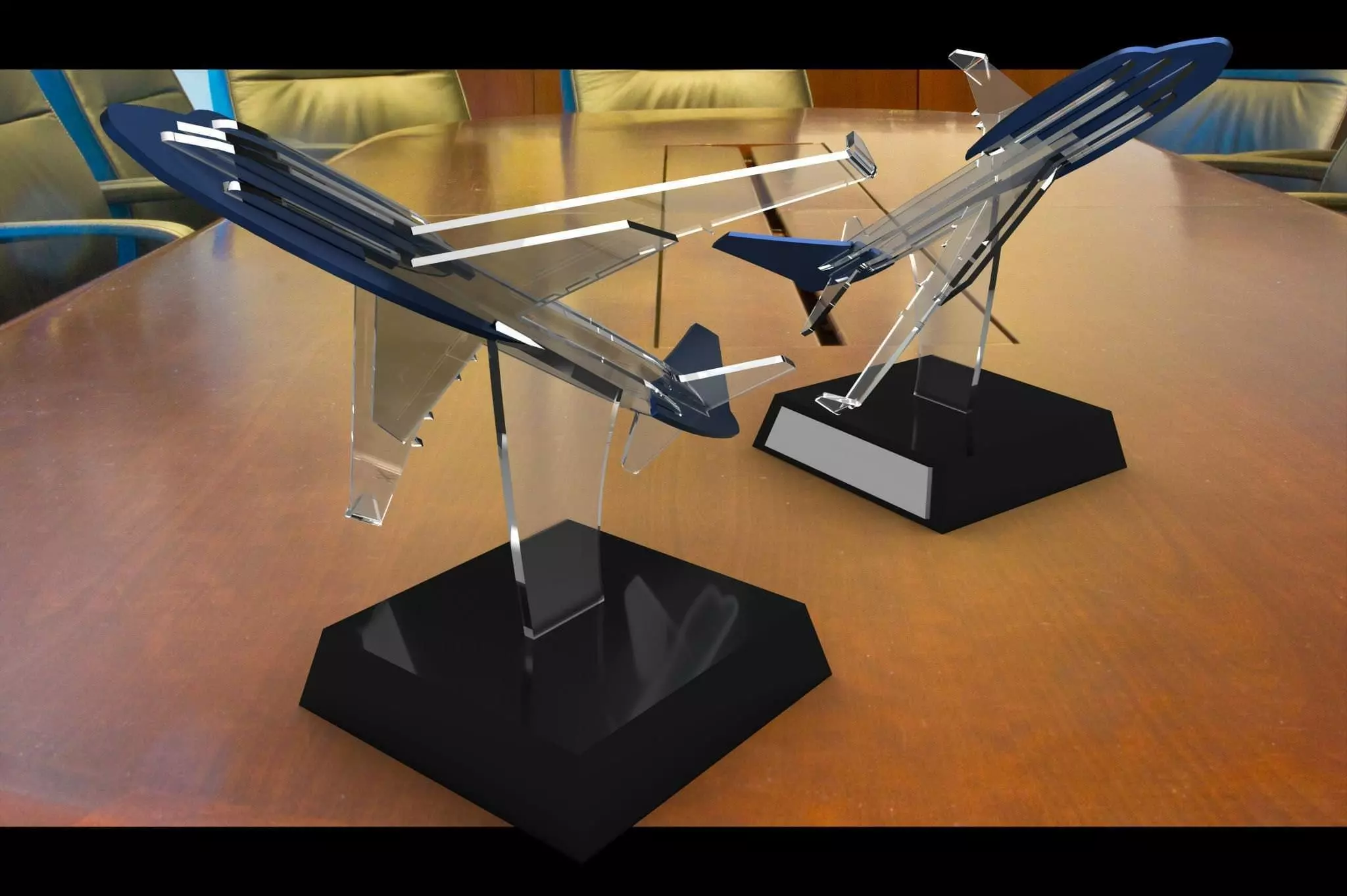 airplane trophie  3D model_0
