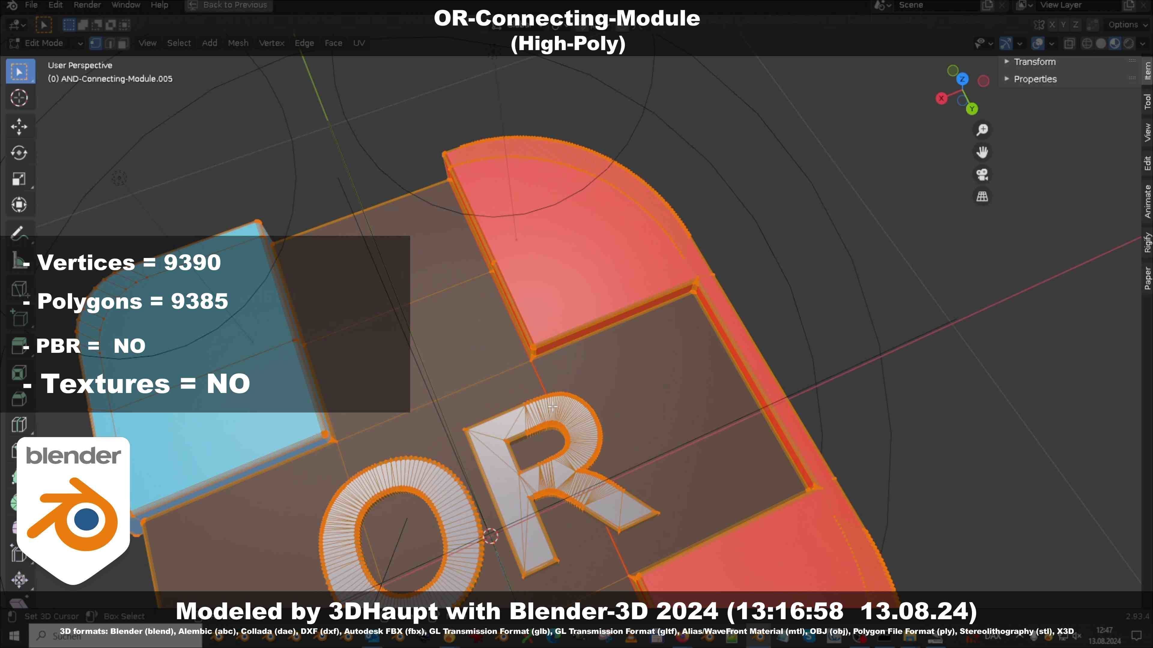 OR-Connecting-Module 3D model_51