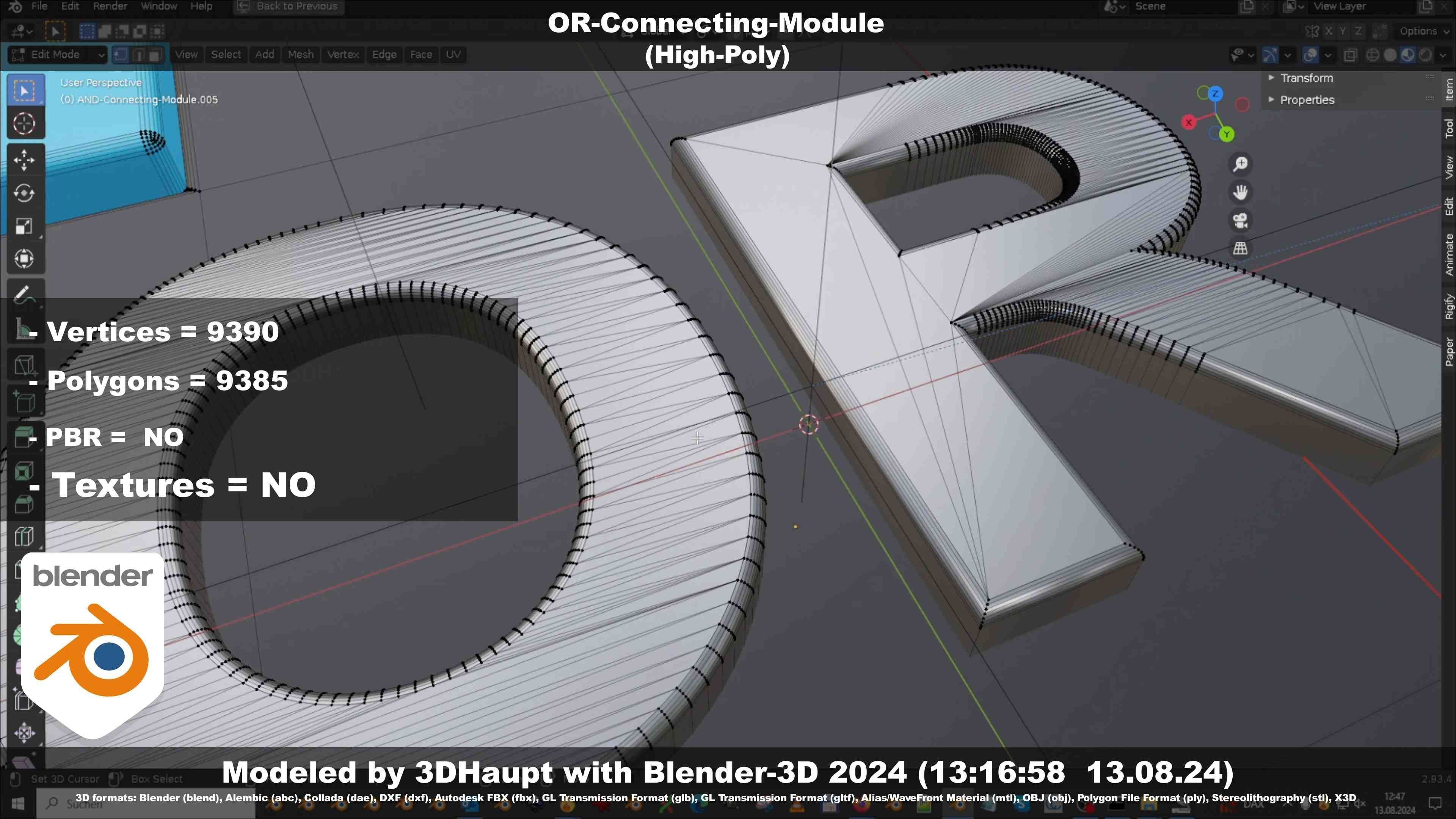 OR-Connecting-Module 3D model_45
