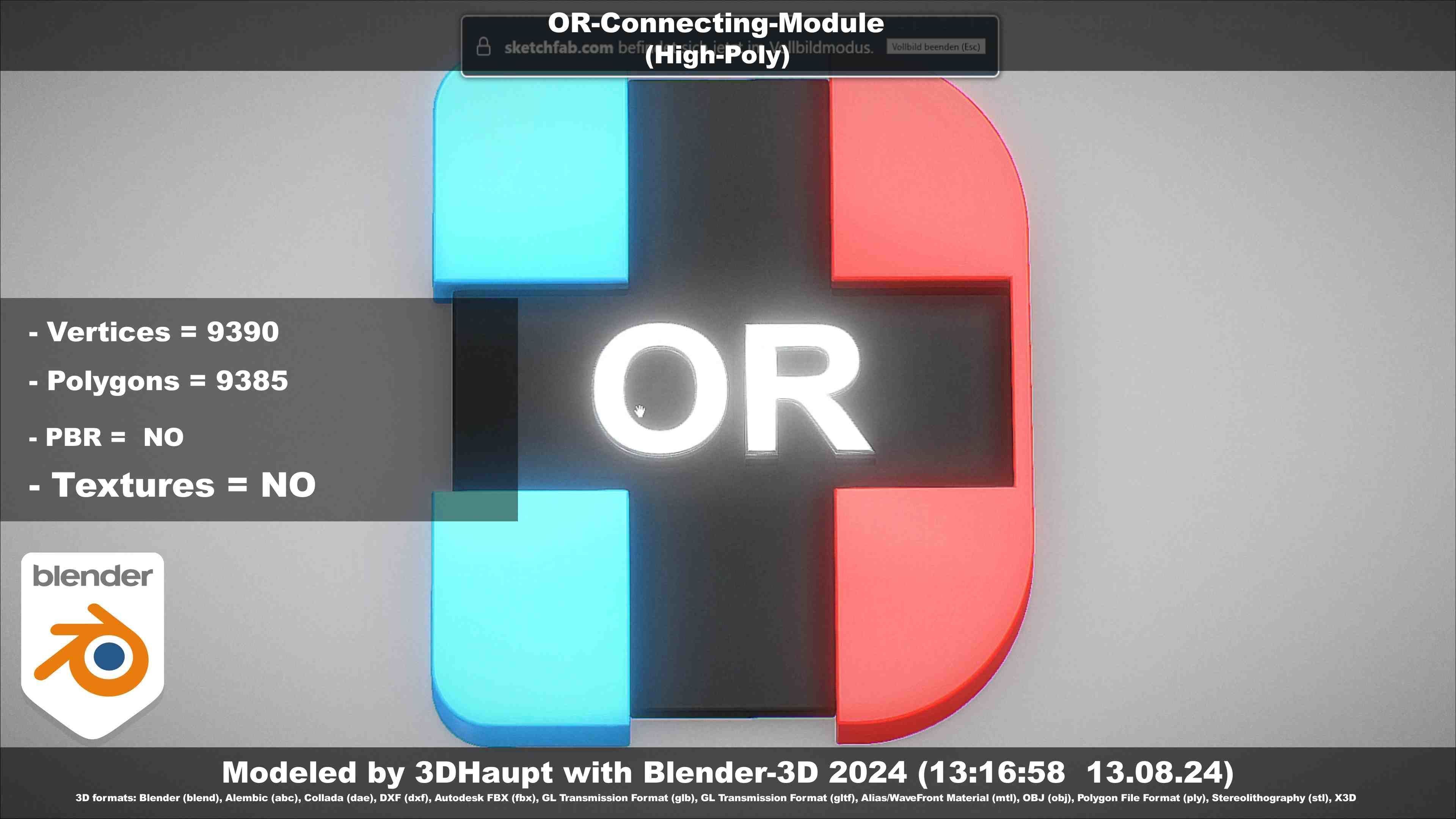 OR-Connecting-Module 3D model_43