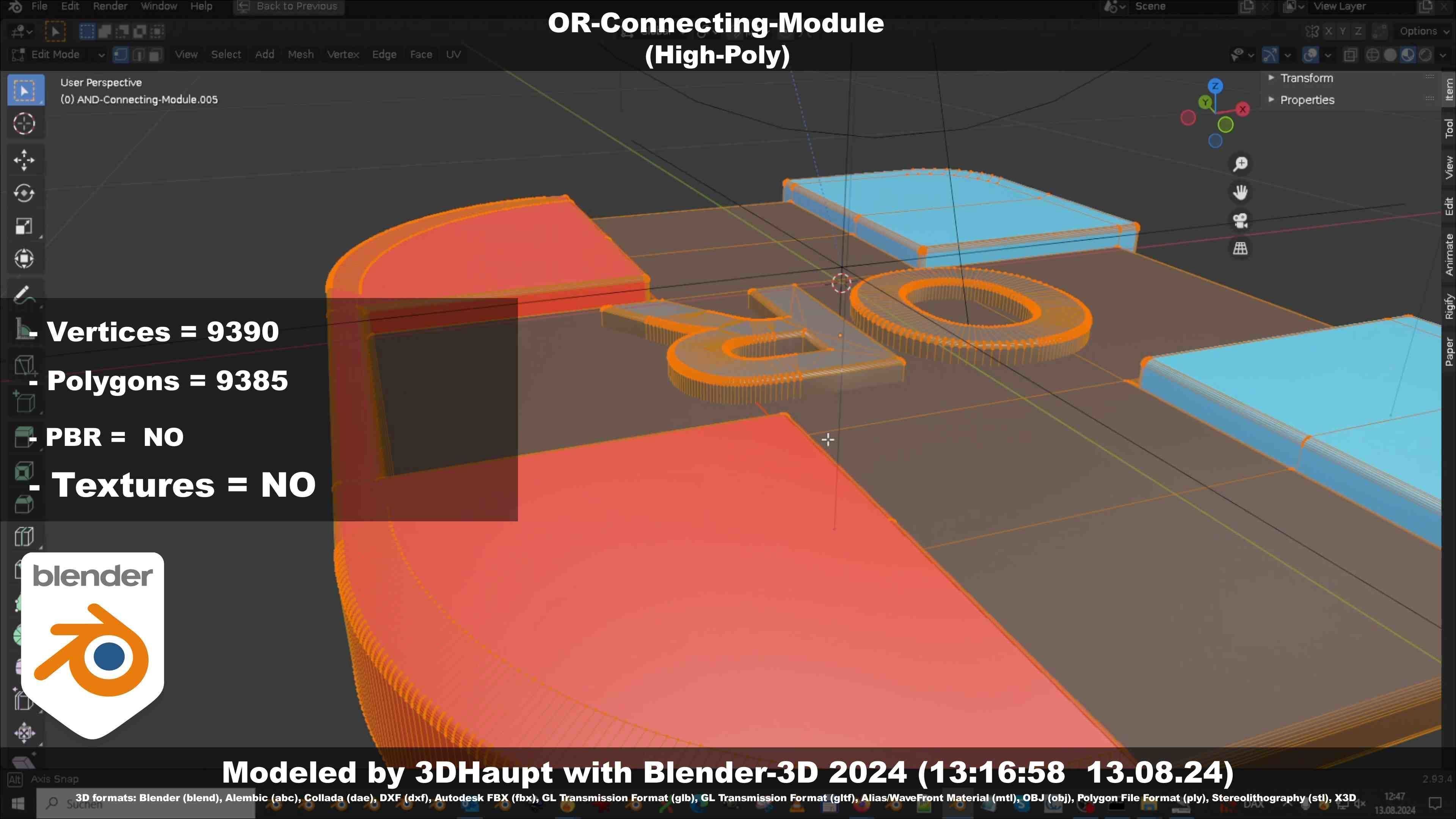 OR-Connecting-Module 3D model_50