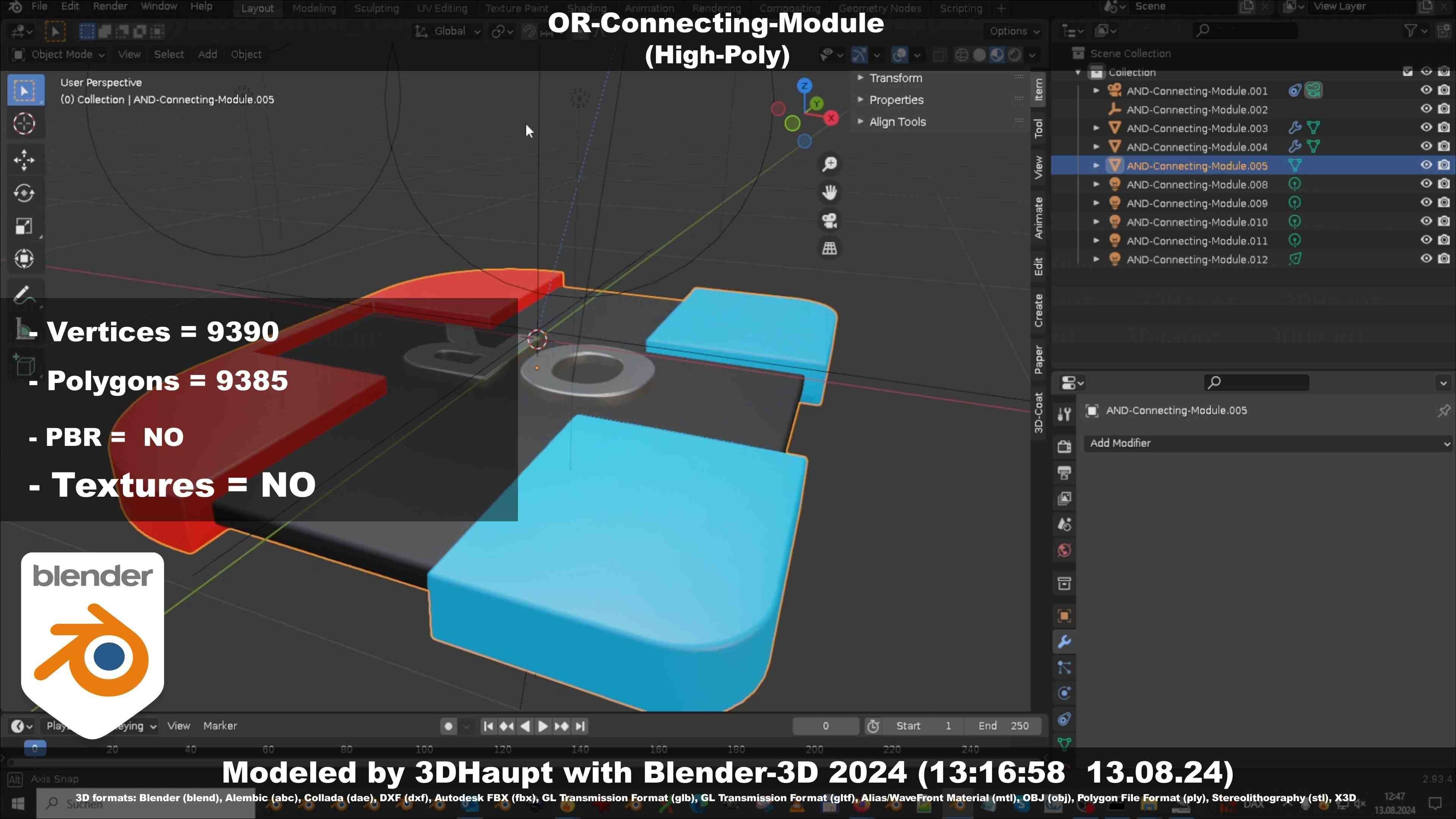 OR-Connecting-Module 3D model_88