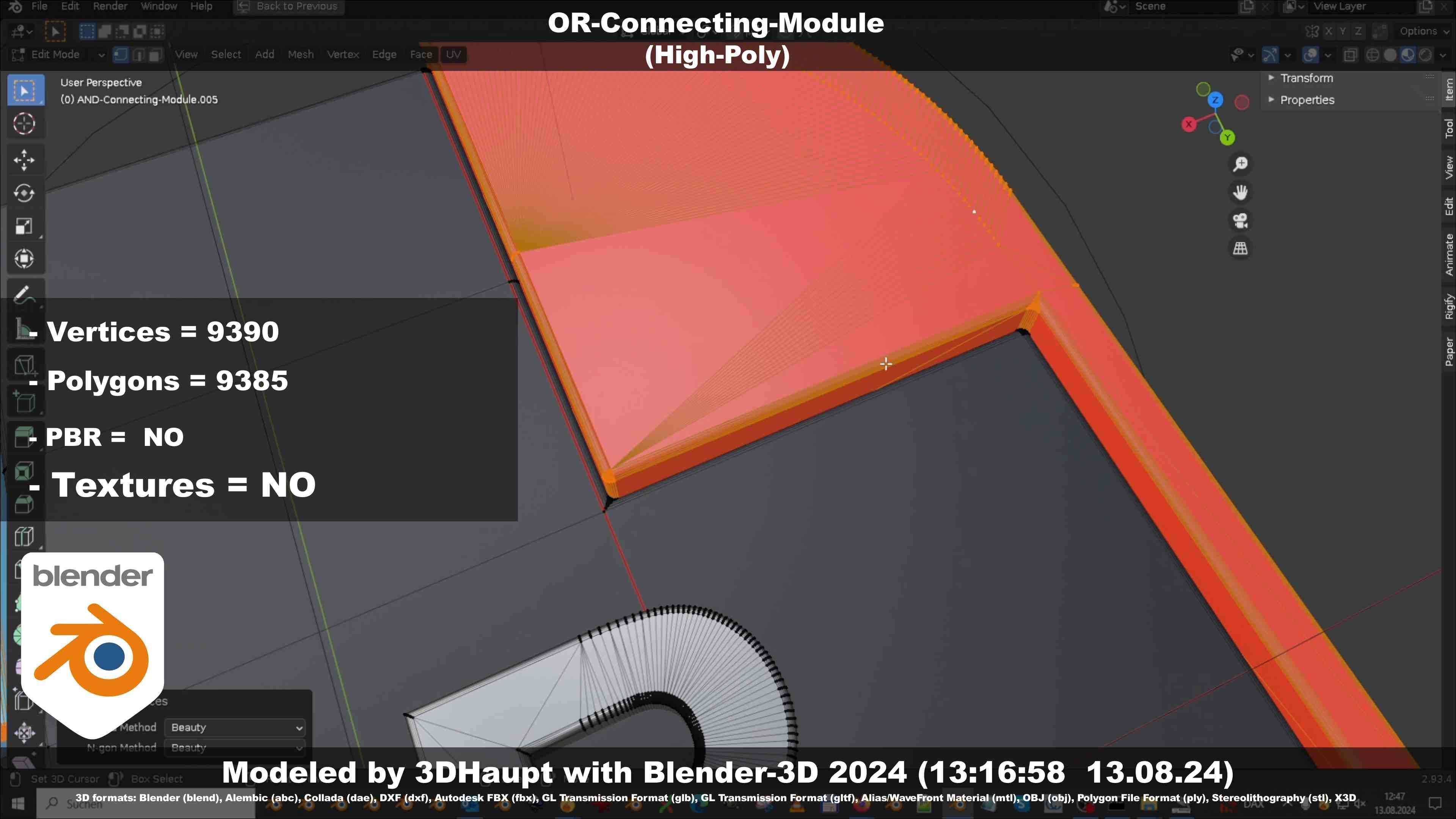 OR-Connecting-Module 3D model_54