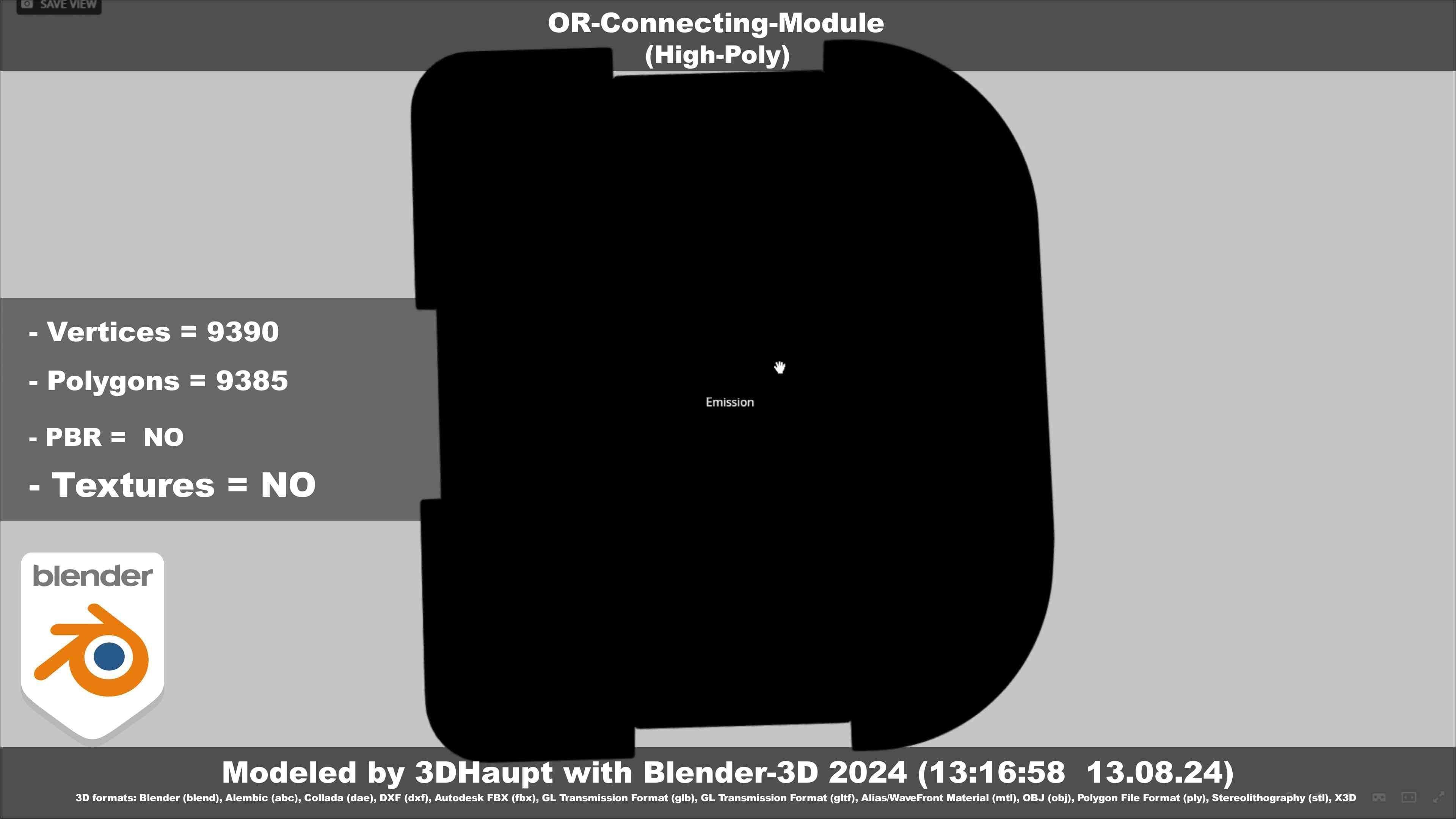 OR-Connecting-Module 3D model_22