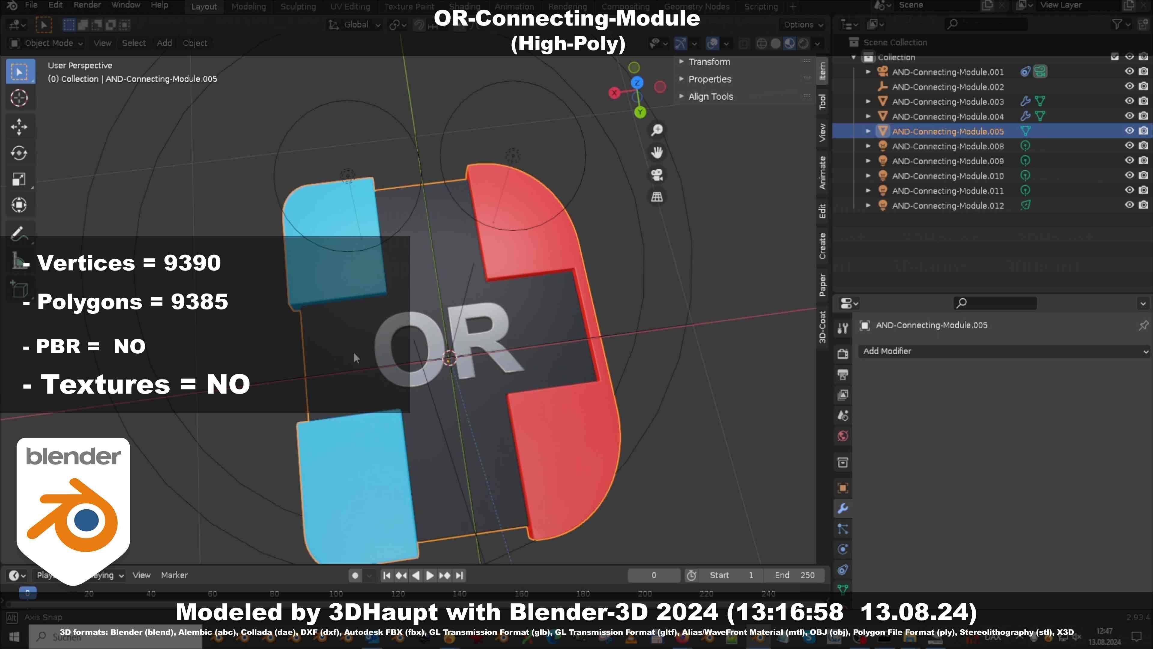 OR-Connecting-Module 3D model_86