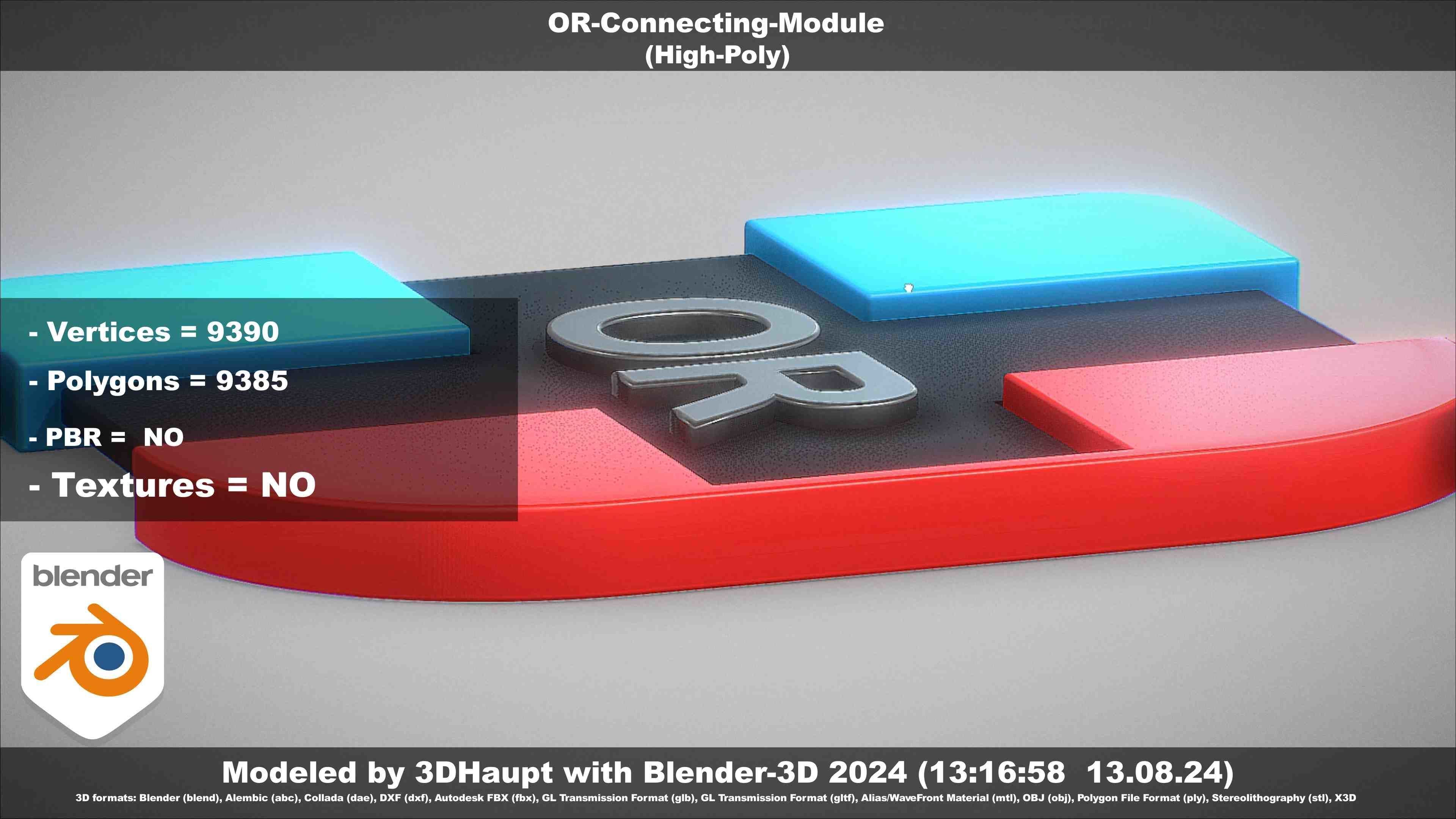 OR-Connecting-Module 3D model_14
