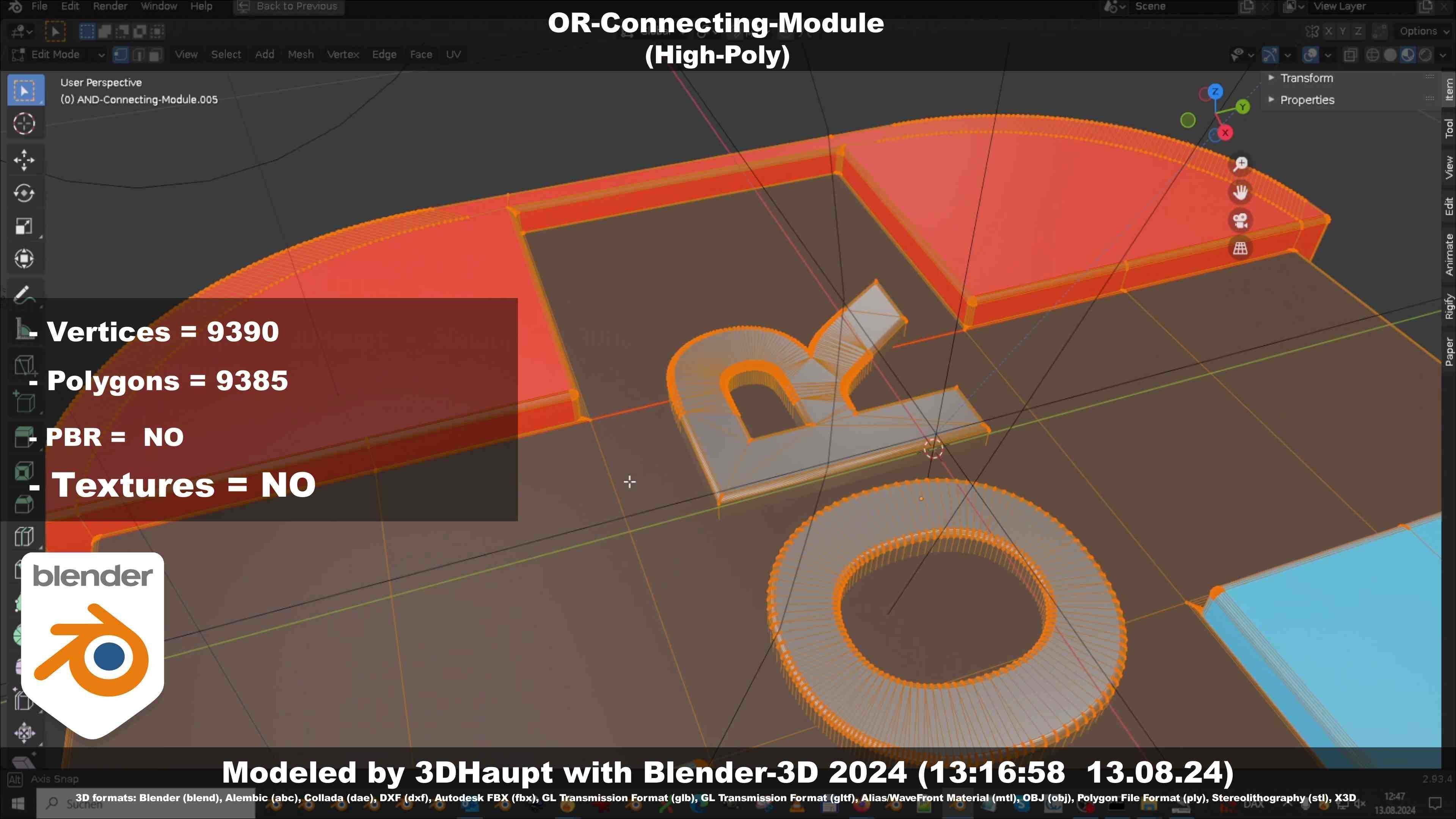 OR-Connecting-Module 3D model_39