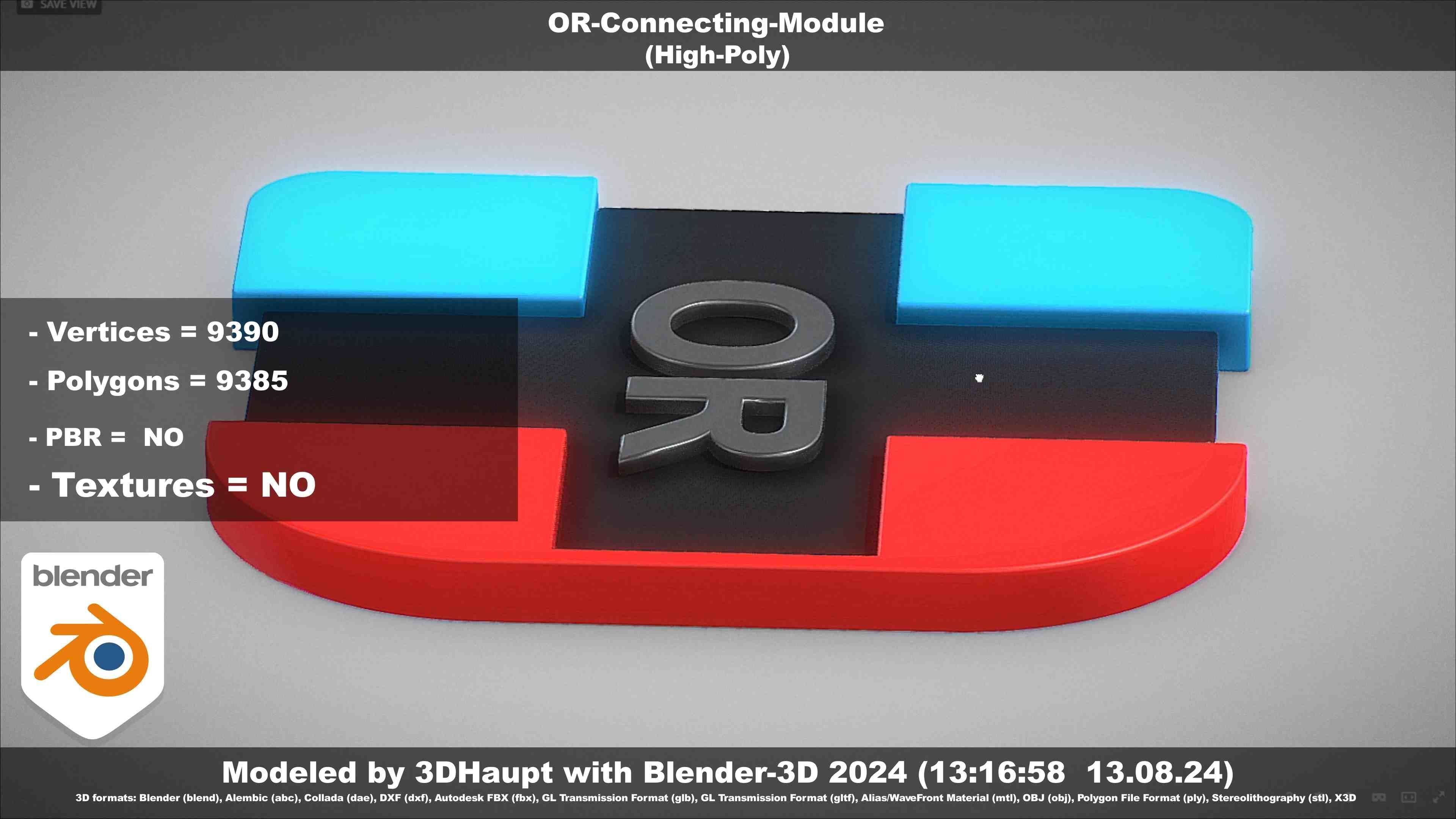 OR-Connecting-Module 3D model_16