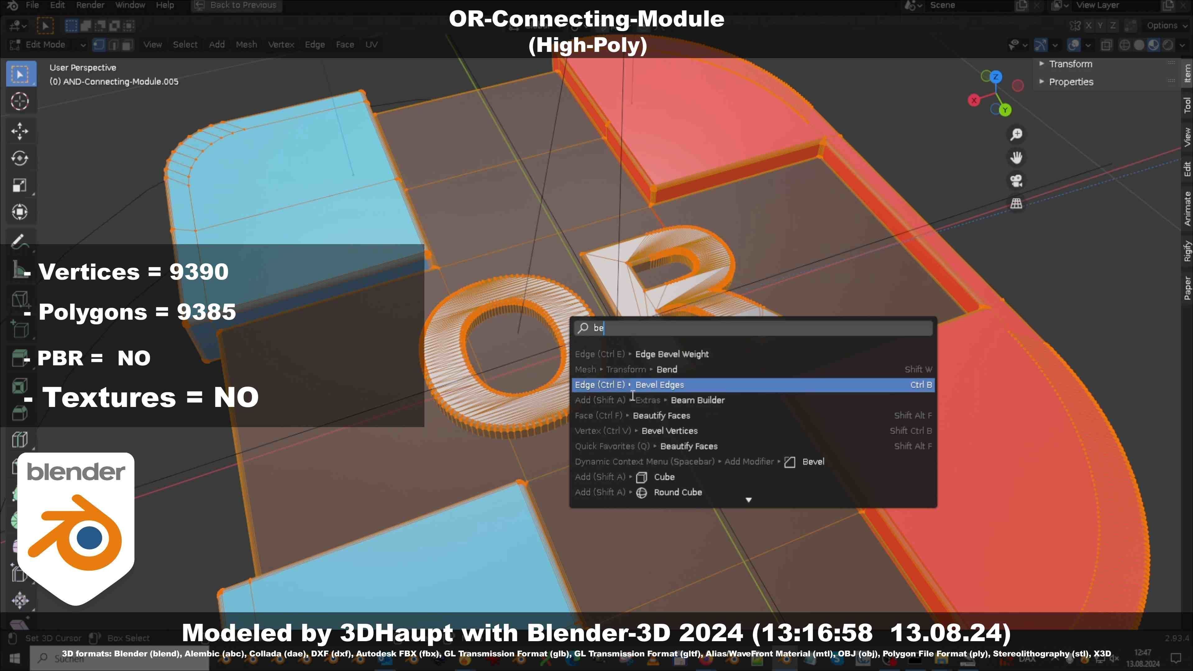 OR-Connecting-Module 3D model_92
