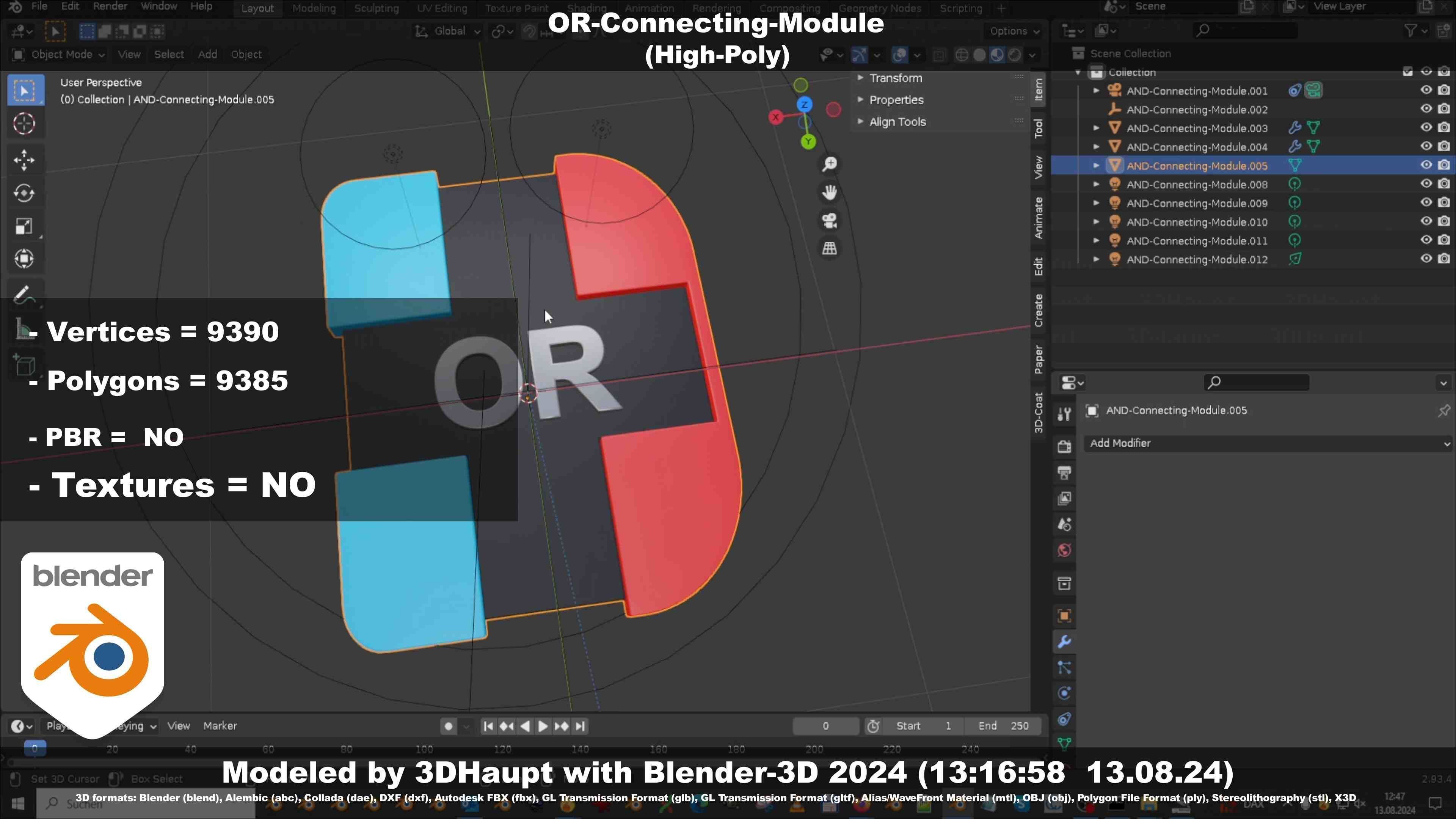 OR-Connecting-Module 3D model_87