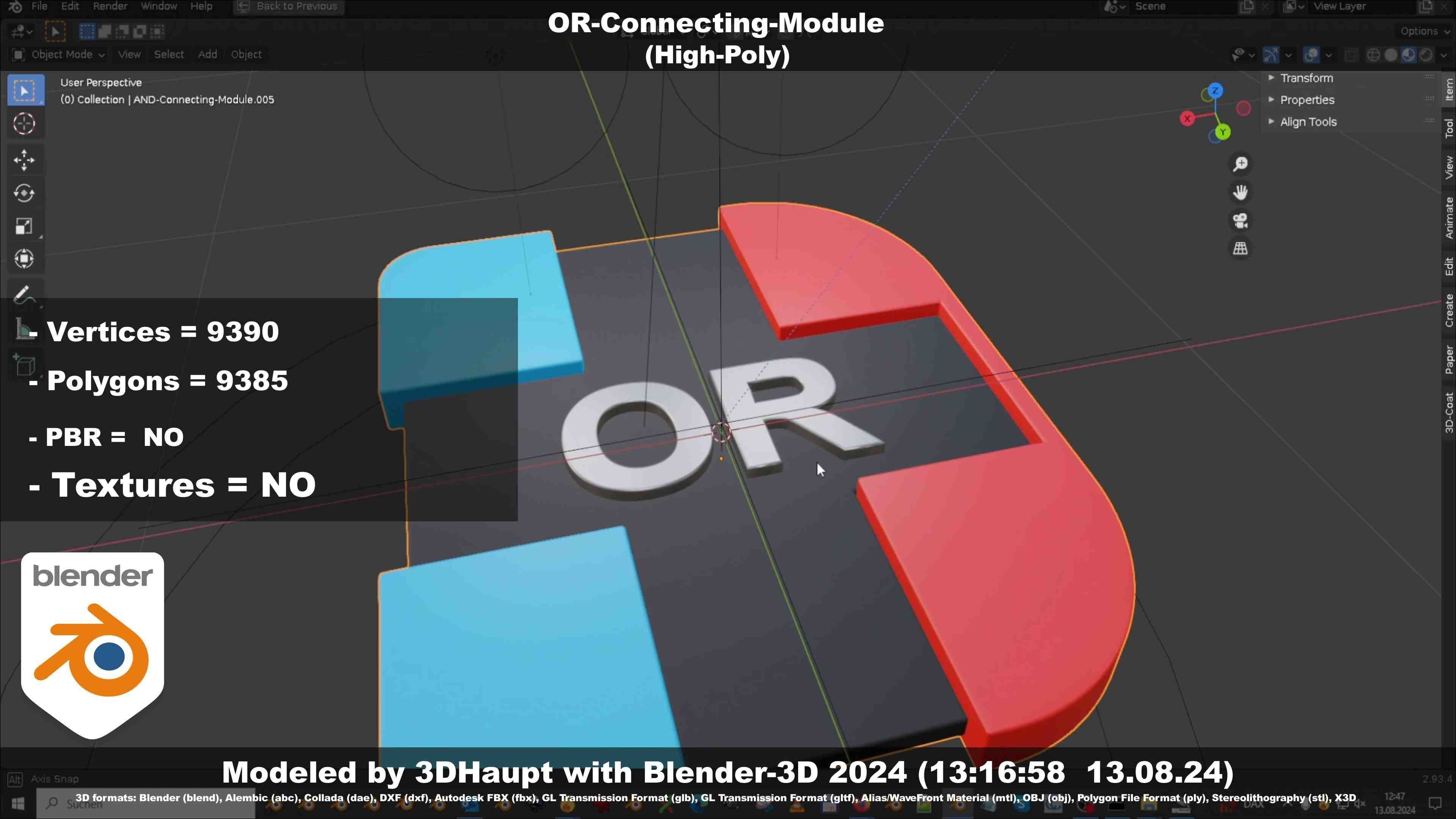 OR-Connecting-Module 3D model_41