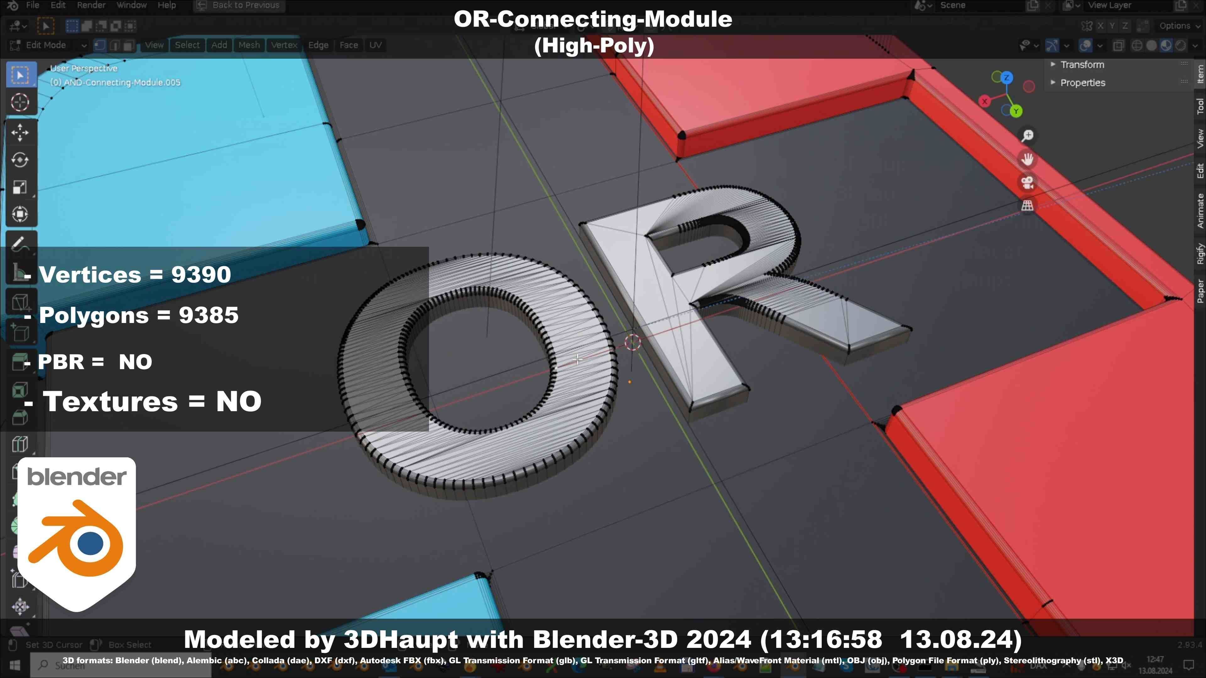 OR-Connecting-Module 3D model_56