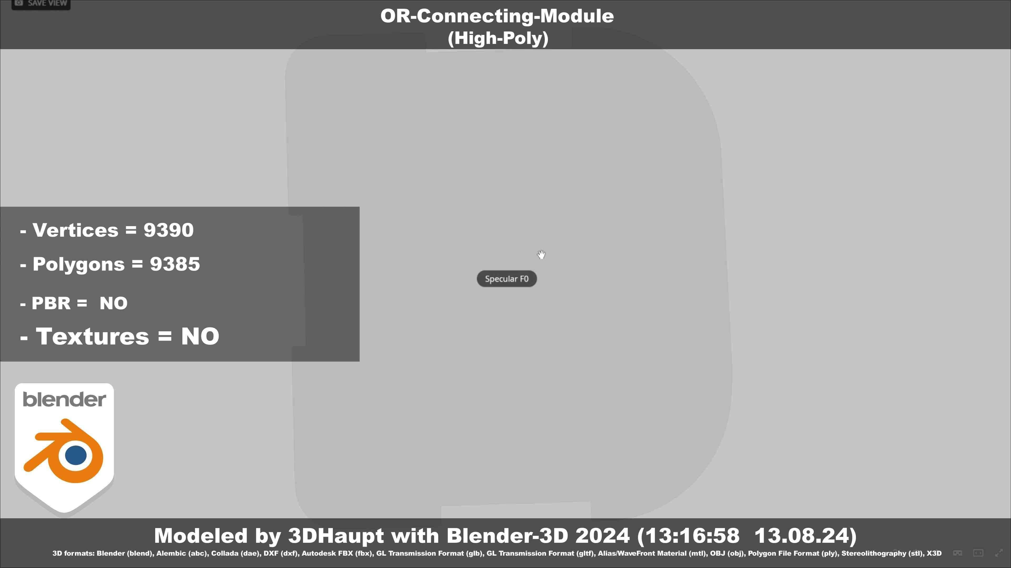 OR-Connecting-Module 3D model_23