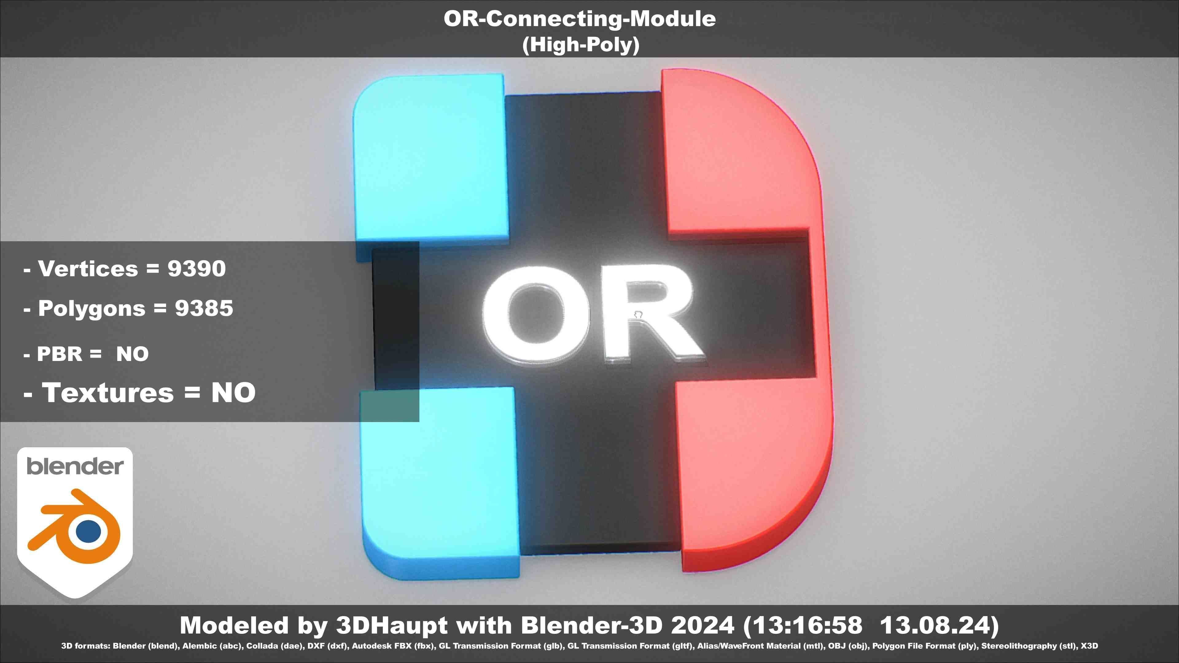 OR-Connecting-Module 3D model_17