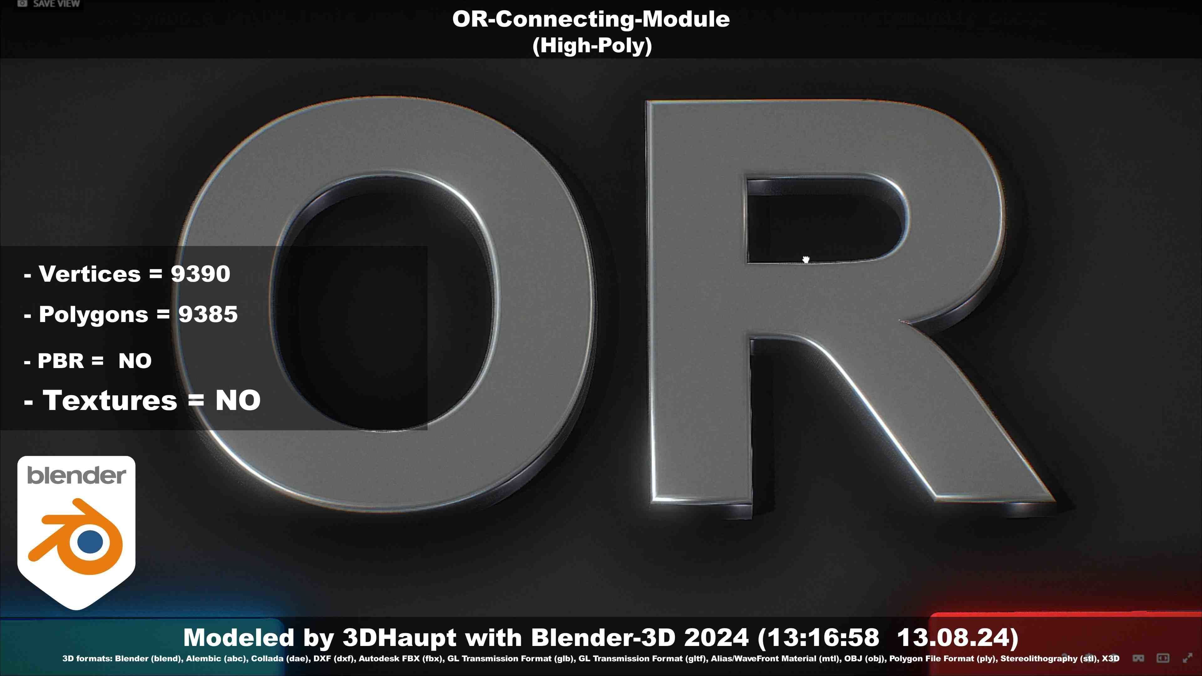 OR-Connecting-Module 3D model_6