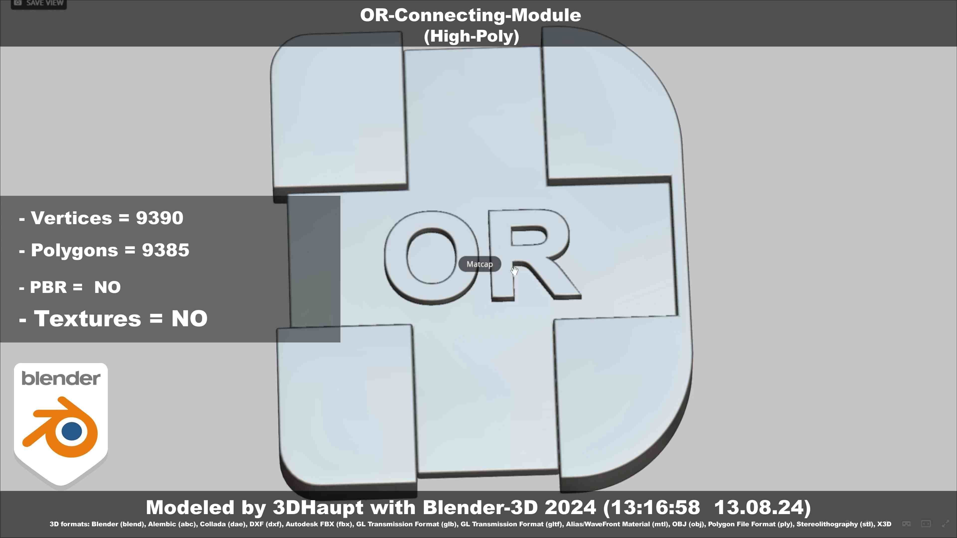 OR-Connecting-Module 3D model_27