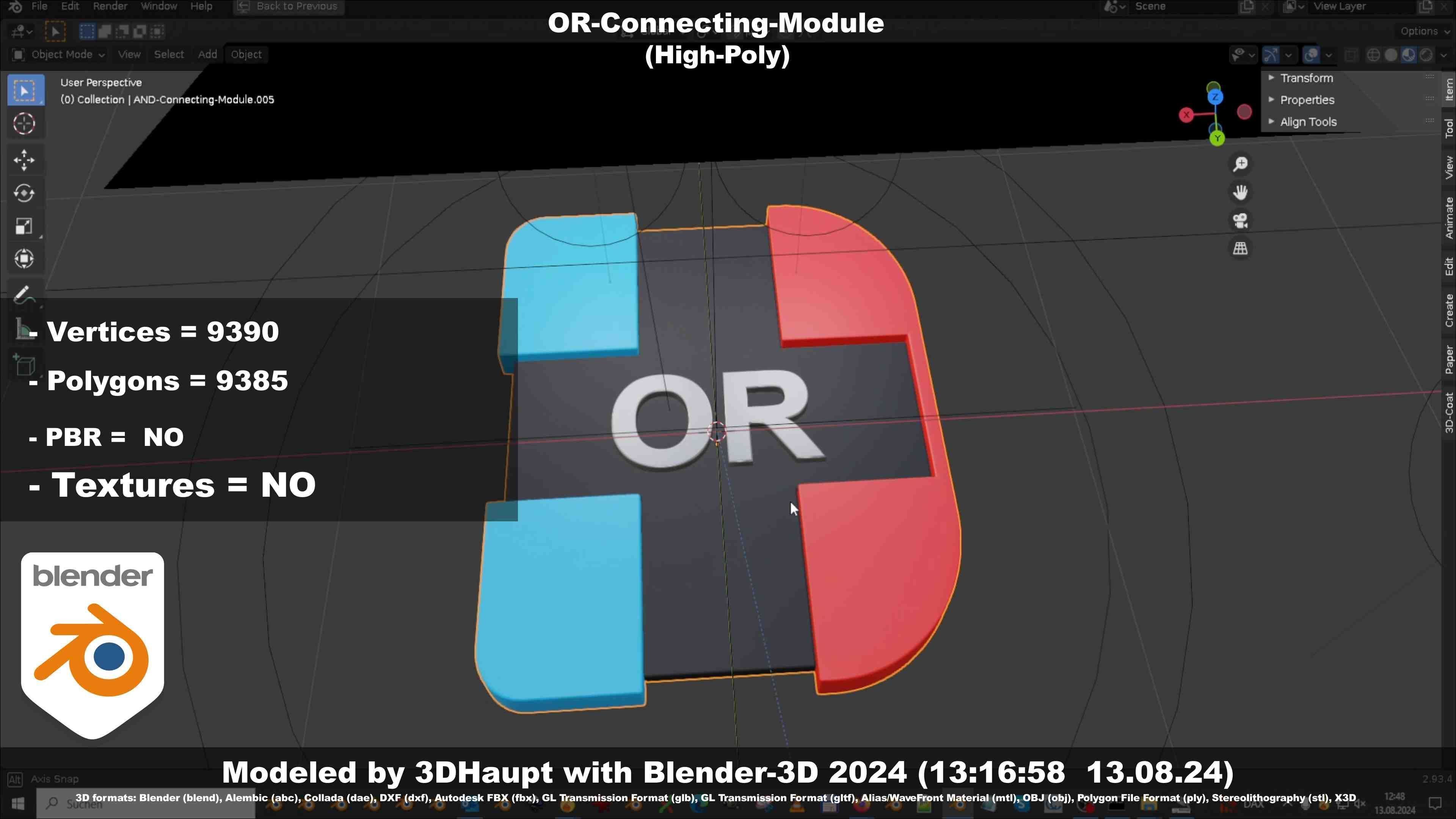 OR-Connecting-Module 3D model_64