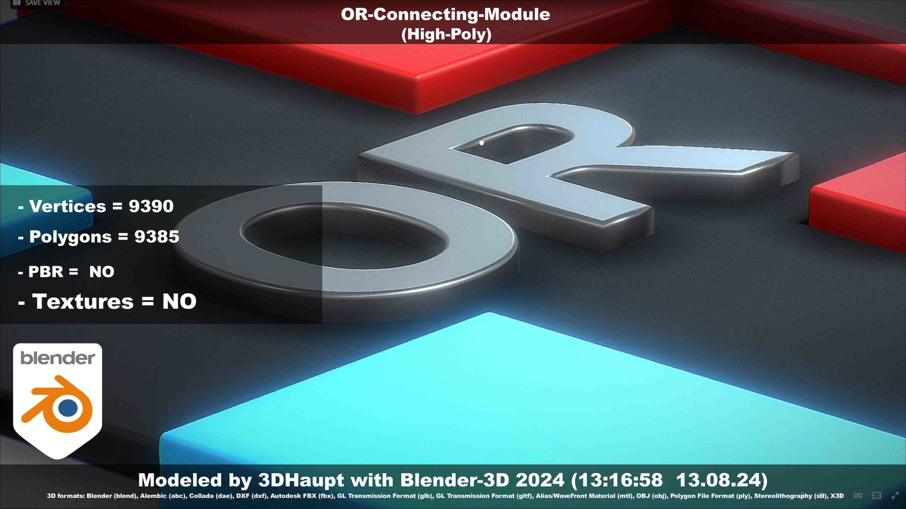 OR-Connecting-Module 3D model_13