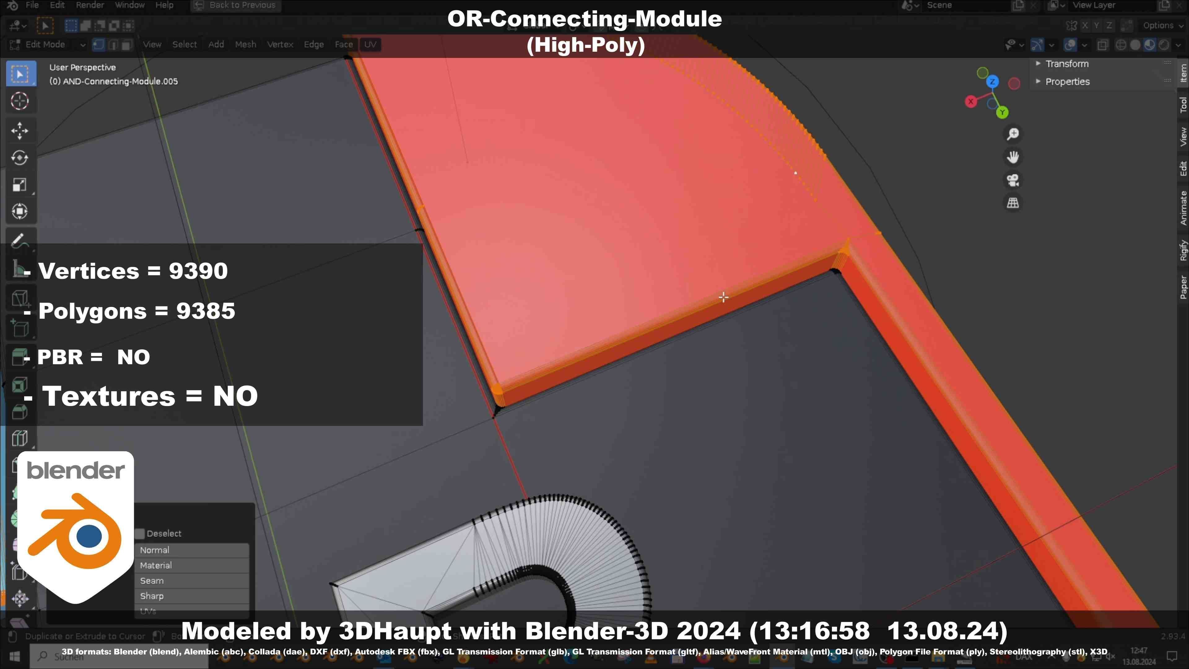 OR-Connecting-Module 3D model_26
