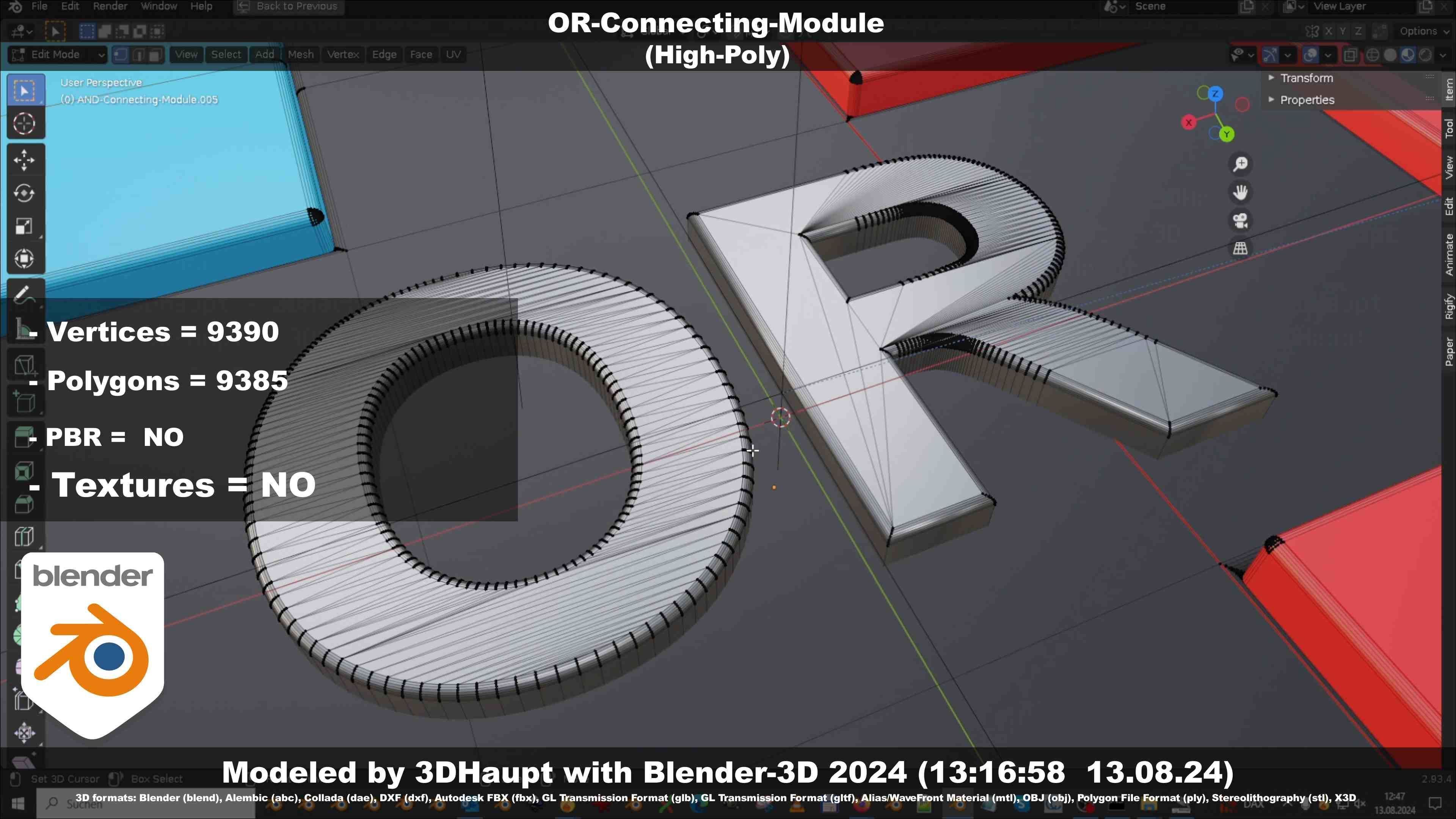 OR-Connecting-Module 3D model_32