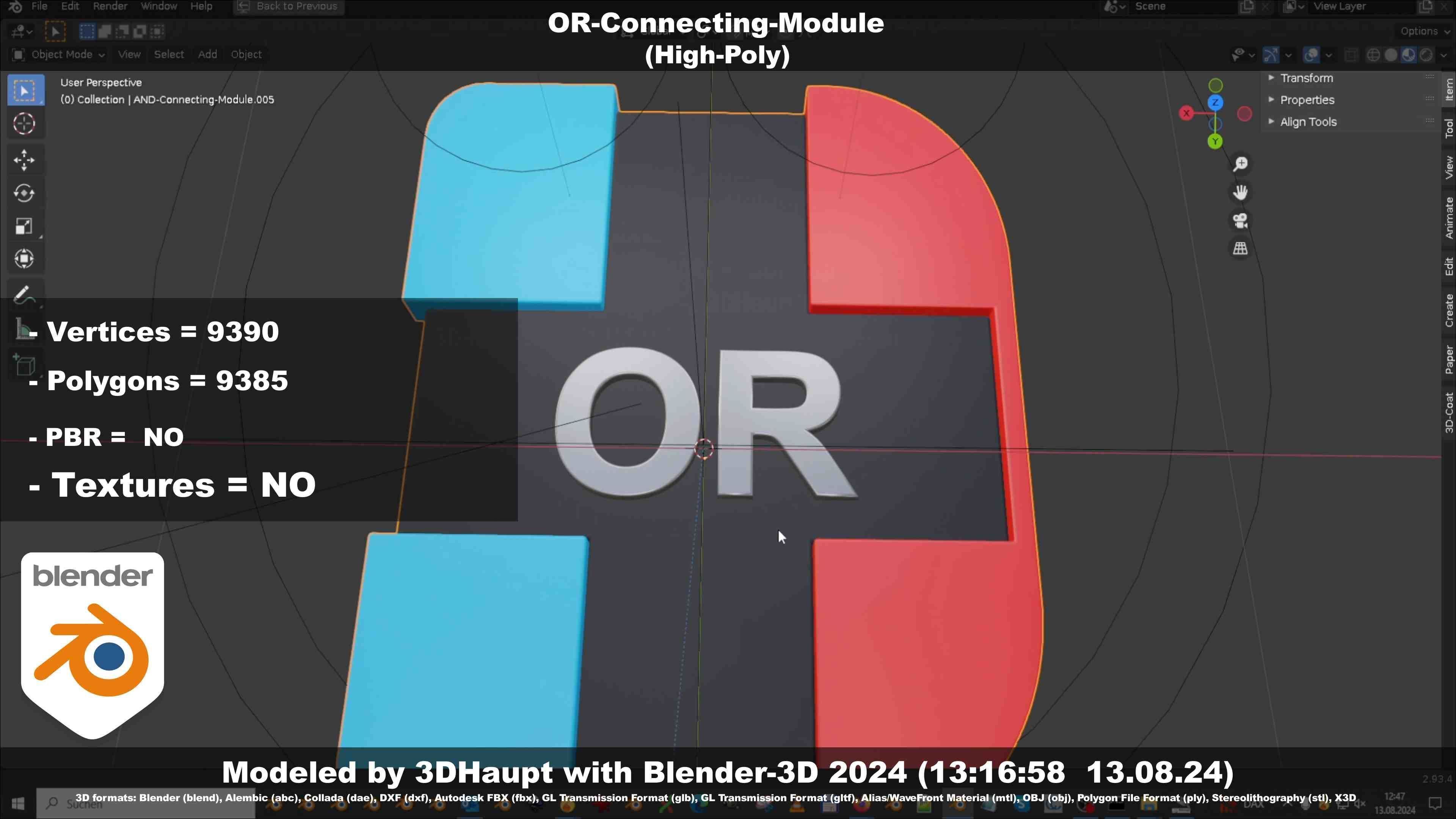 OR-Connecting-Module 3D model_40