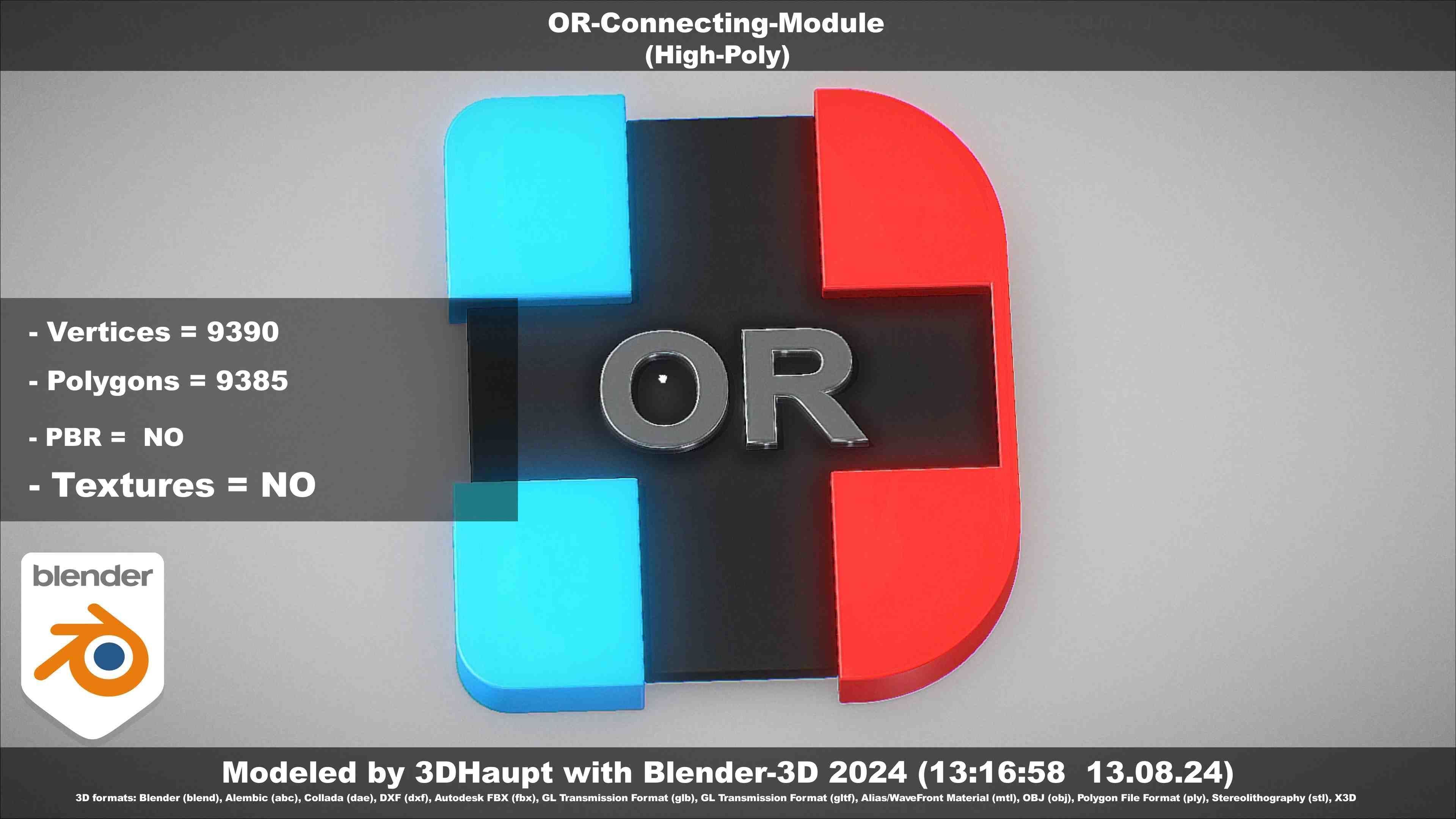 OR-Connecting-Module 3D model_19