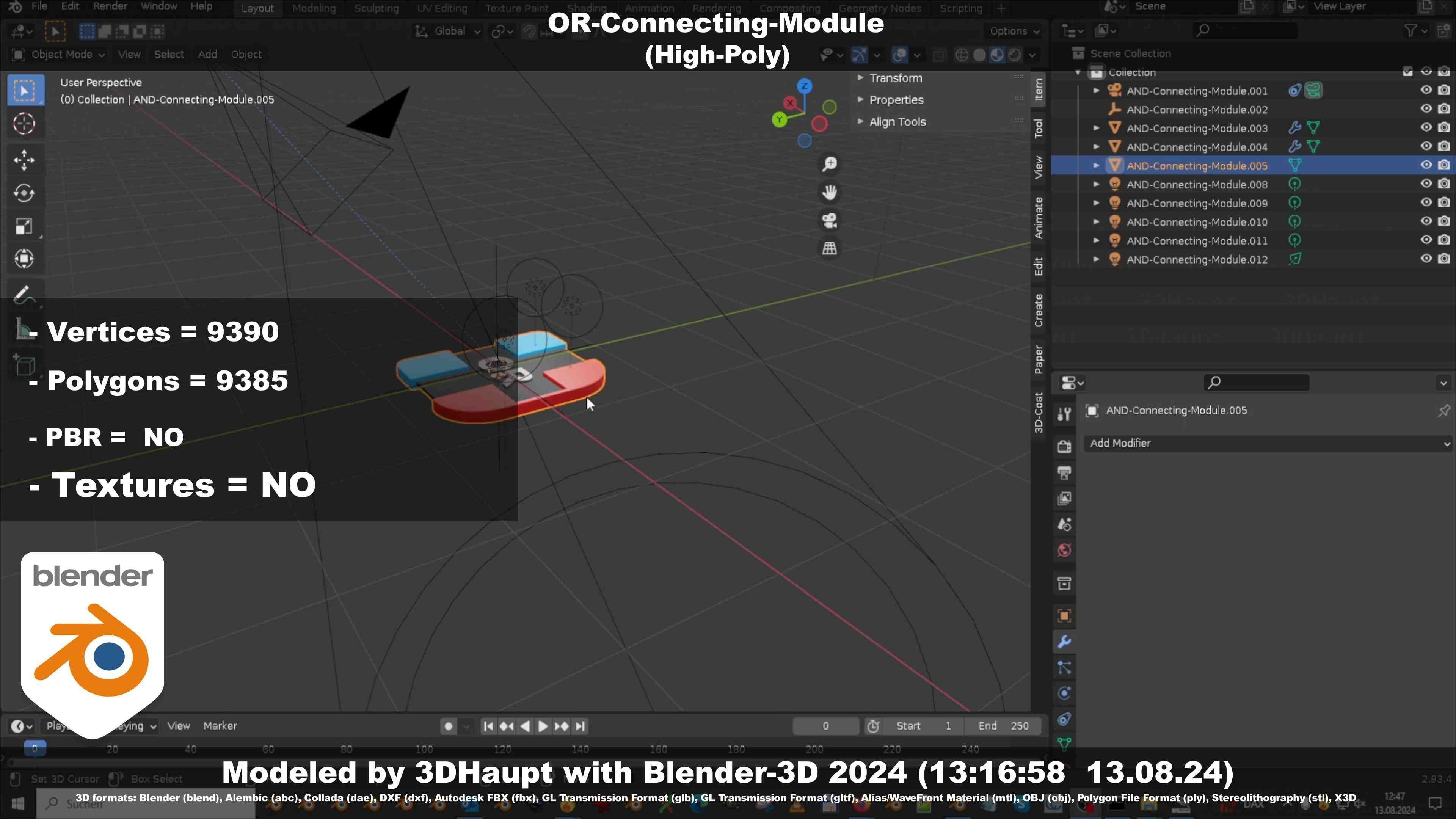 OR-Connecting-Module 3D model_85