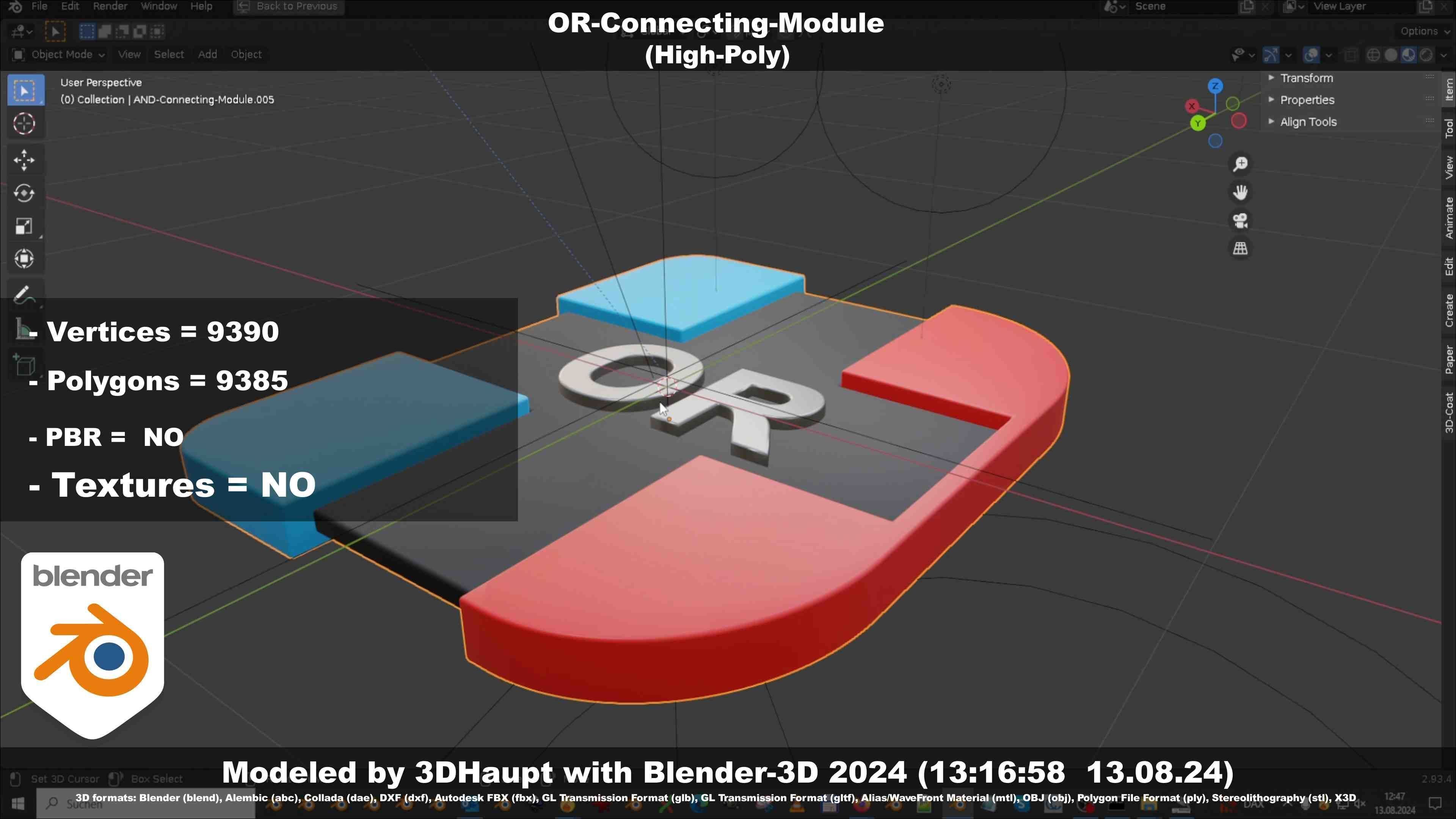 OR-Connecting-Module 3D model_62