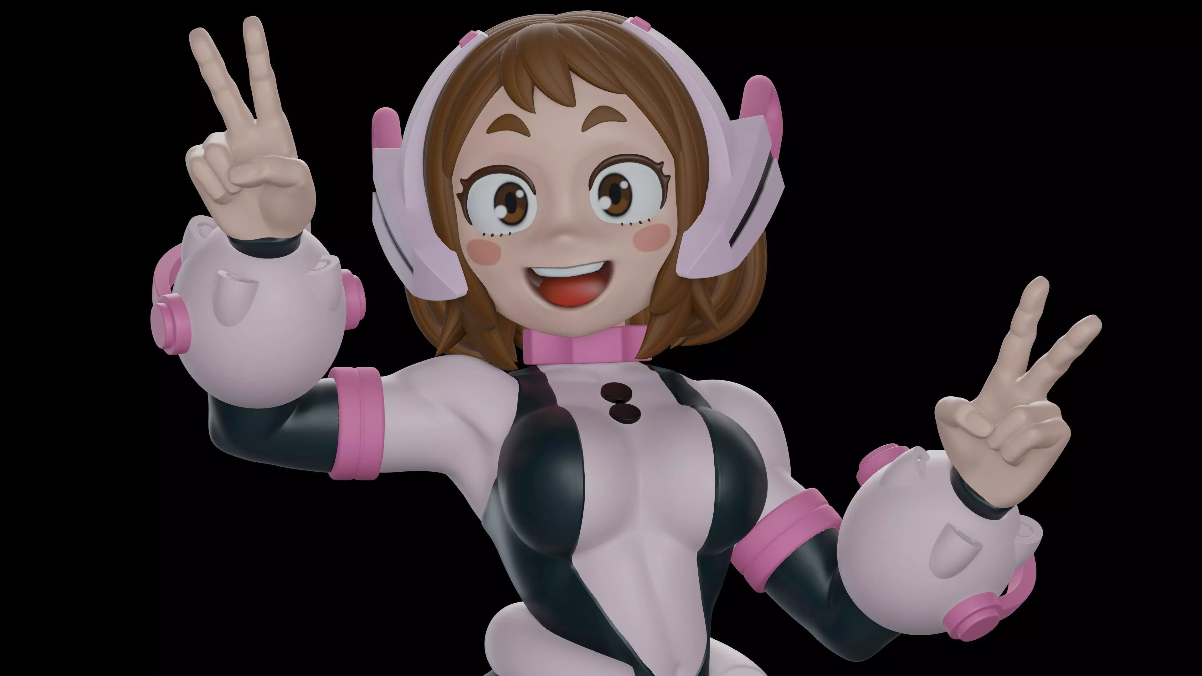 OCHACO URARAKA - MY HERO ACADEMY 3D print model_0